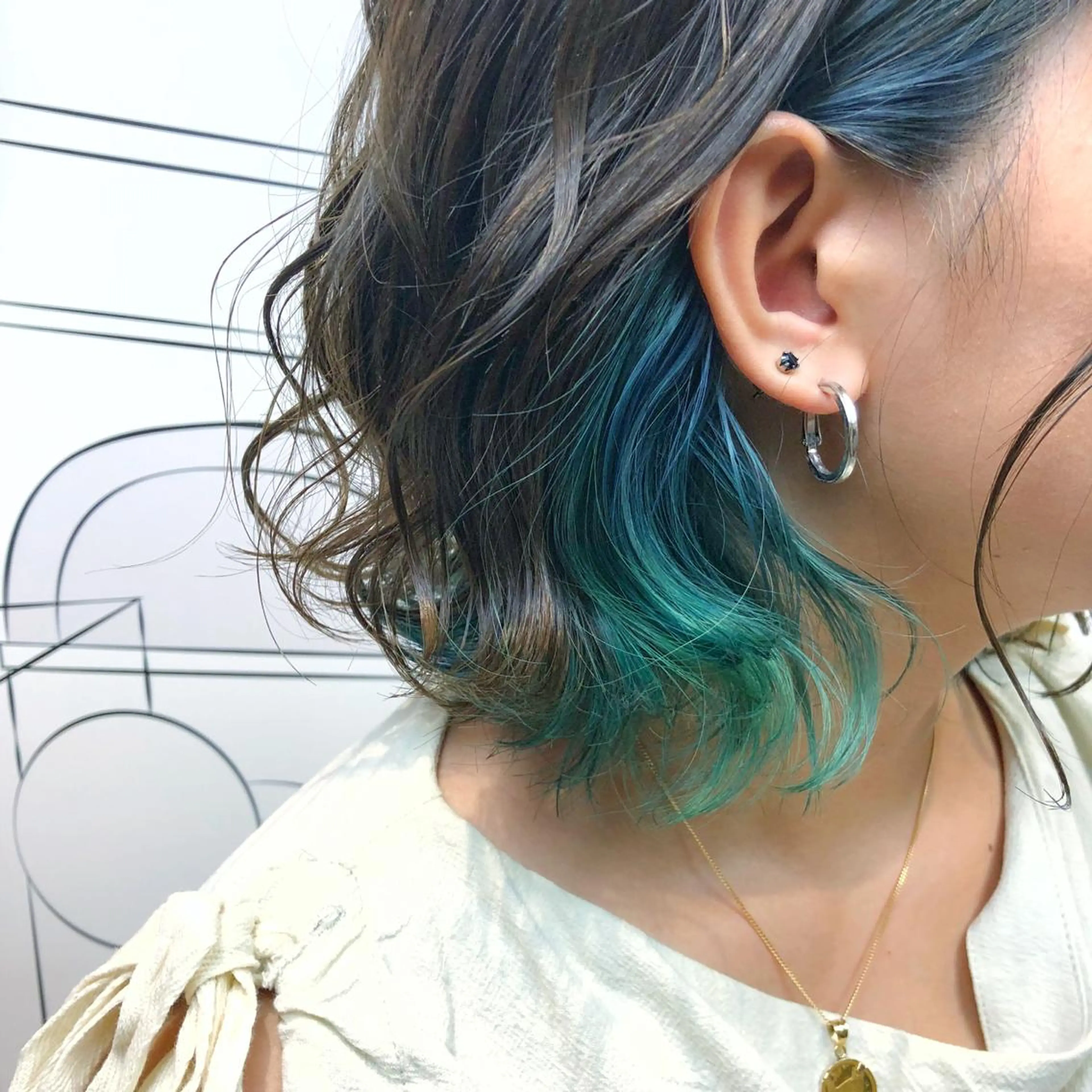 ショート カラー インナーカラー レイヤー⭐️カラー ⭐️平川雅史のヘアスタイル