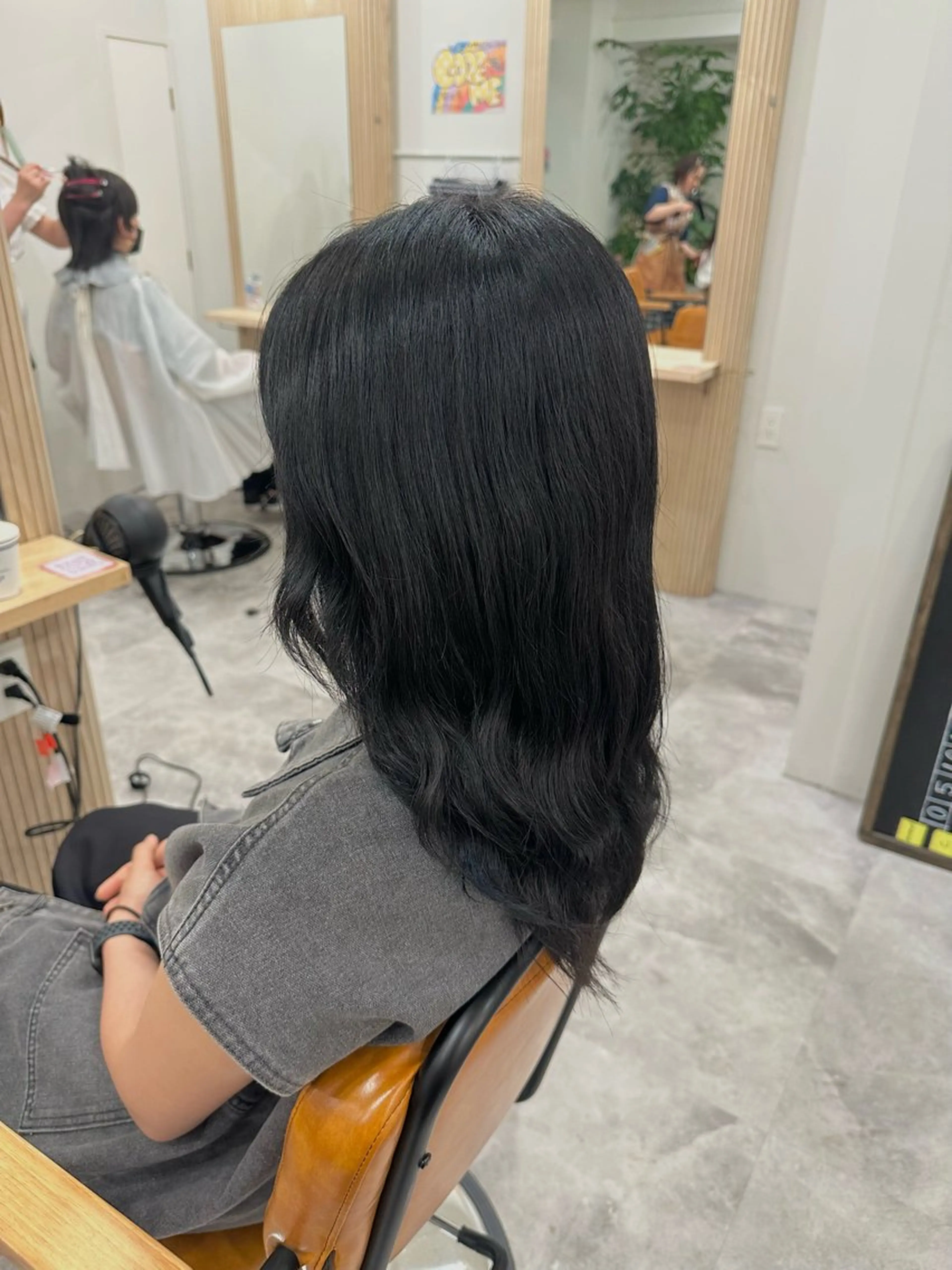 セミロング カラー ヘアカラー ROPE🫧 フウカのヘアスタイル