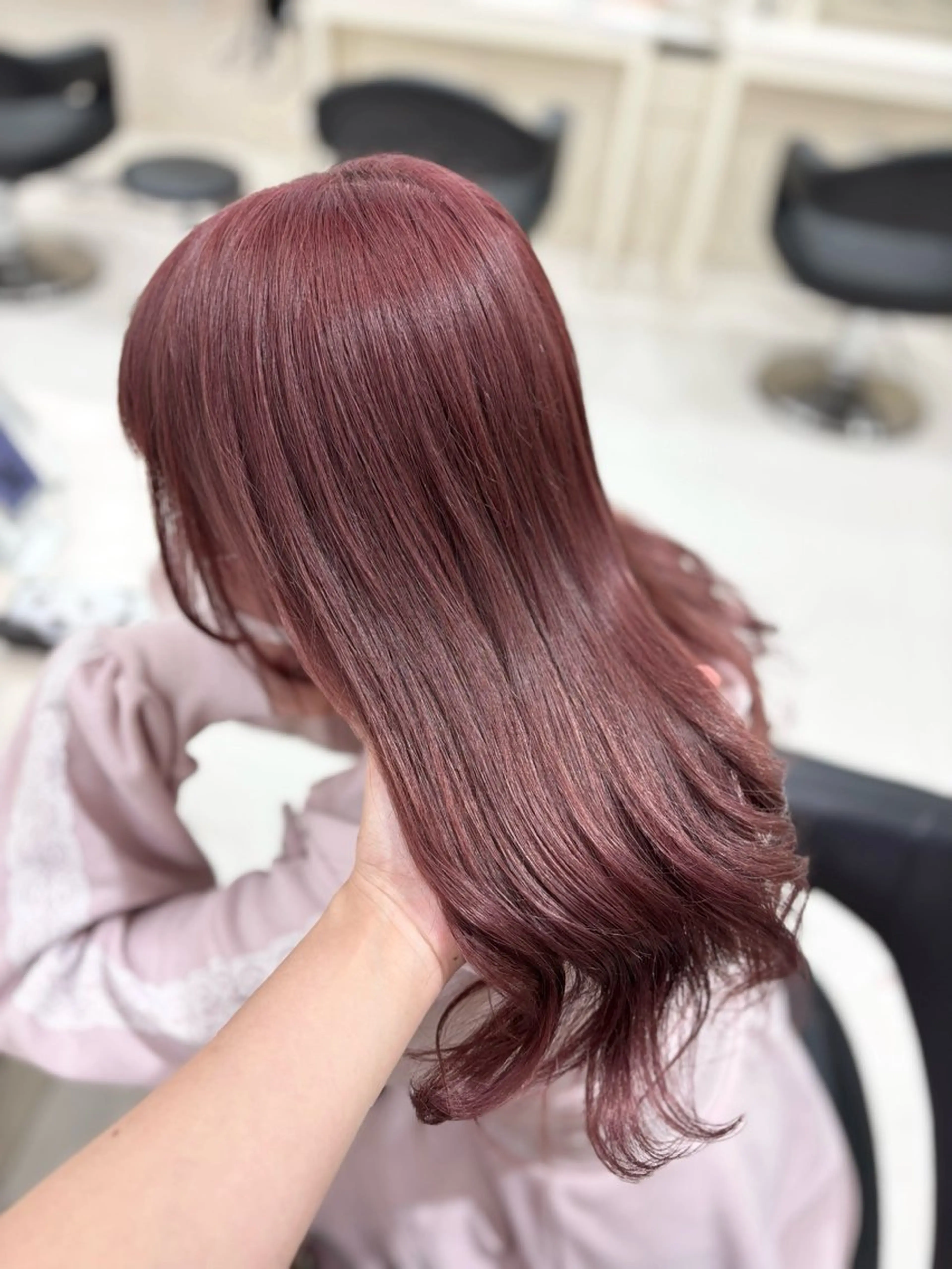 ロング ヘアカラー トリートメント 🎀淡めモテカラー WAKANA🎀のヘアスタイル