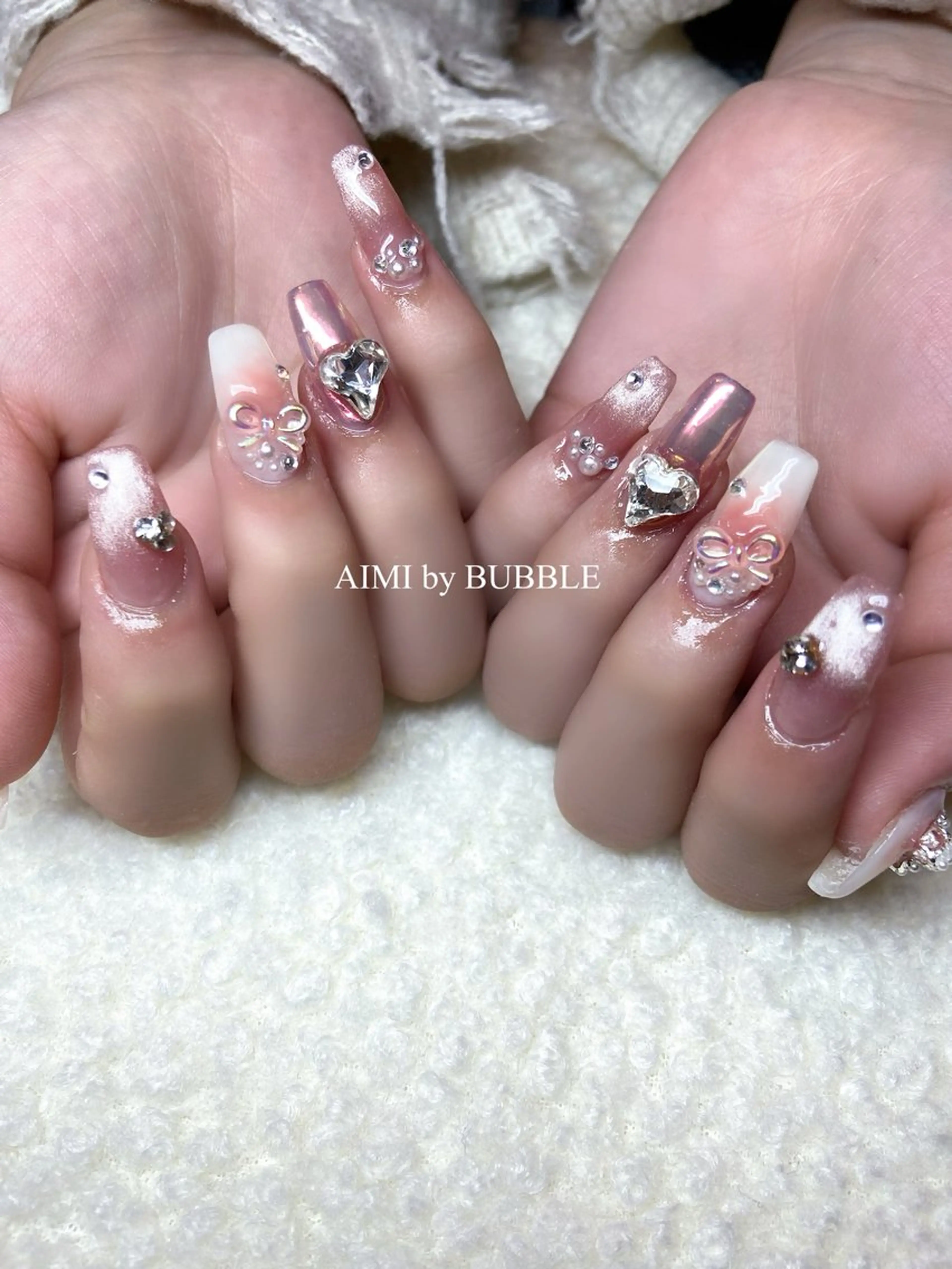 ネイル ハンドネイル AIMI by BUBBLE所属・BUBBLE🫧 RIONAのネイルデザイン
