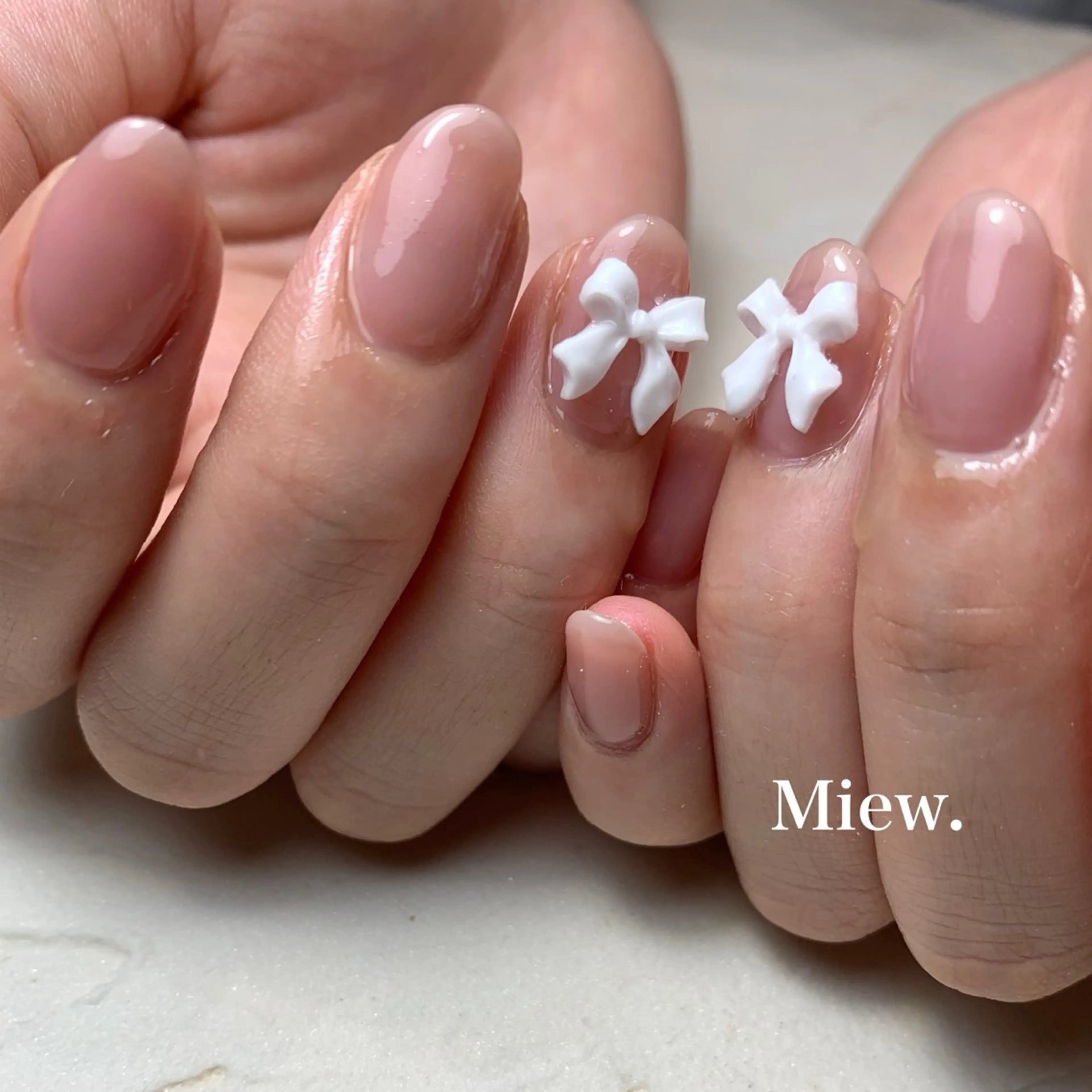 ネイル ワンカラーネイル Mina🫧 【Miew.】のネイルデザイン