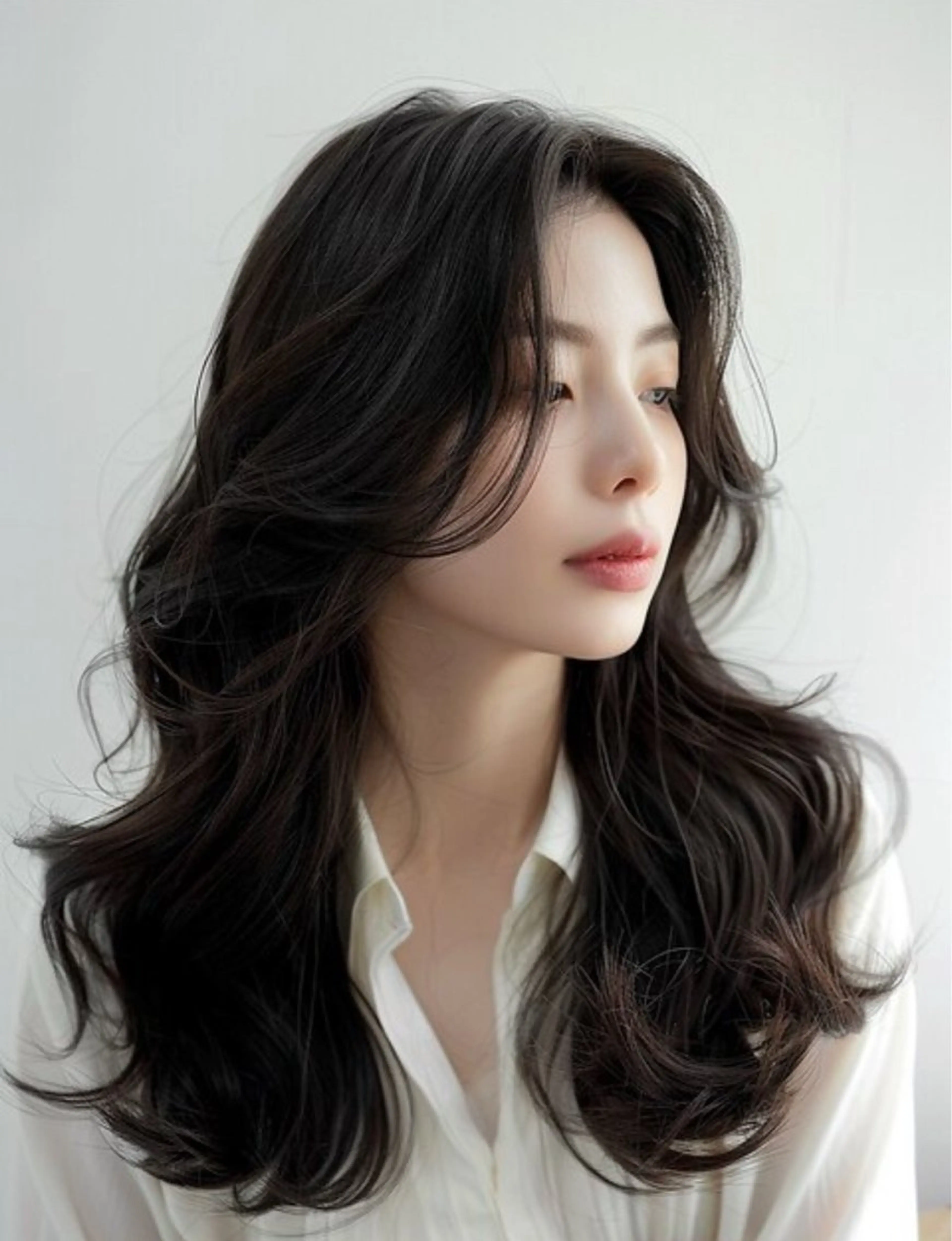 ロング カット トリートメント 💎韓国風レイヤー/ 髪質改善💎ふじさくのヘアスタイル