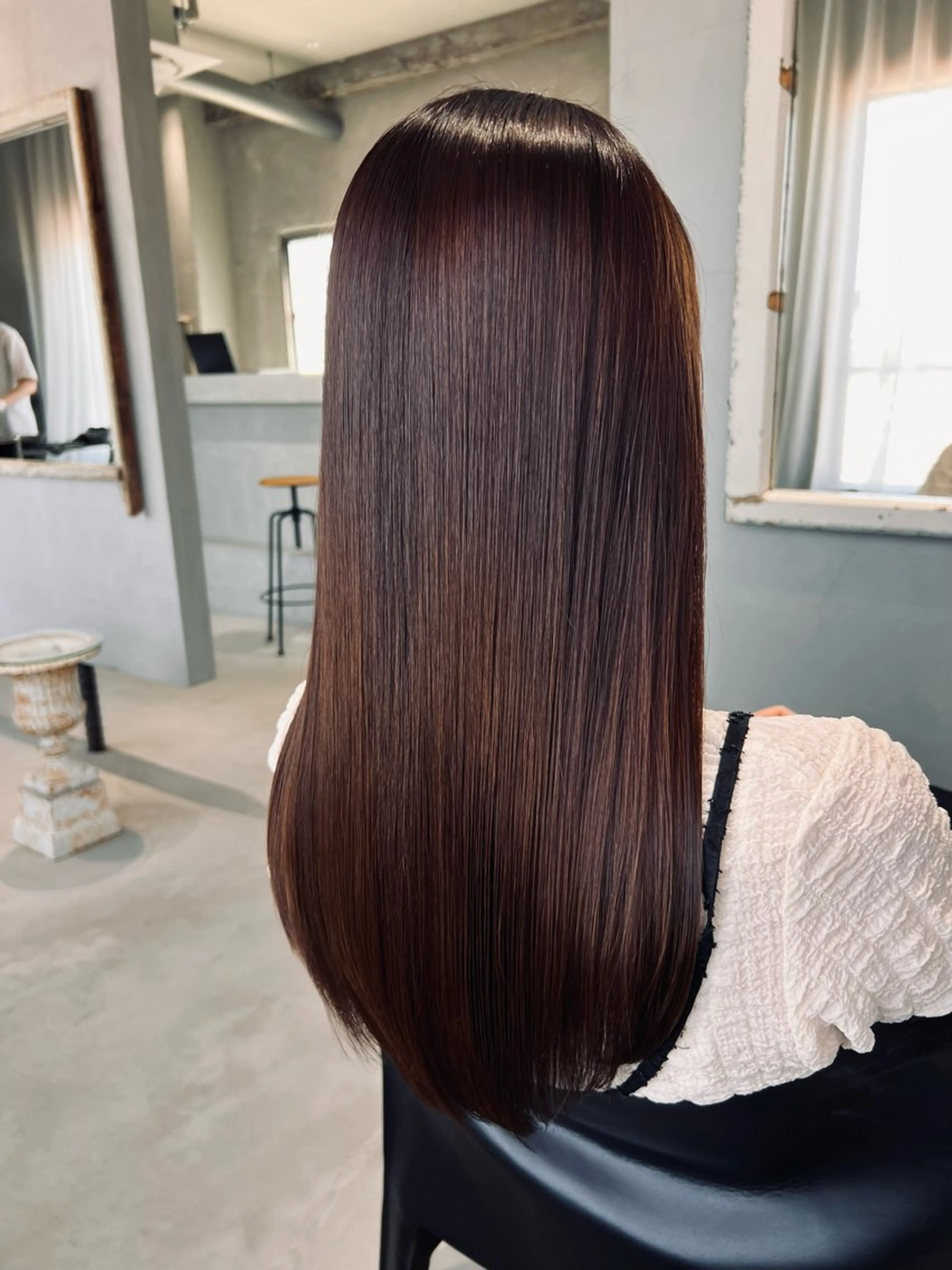 ロング 縮毛矯正 🖤美髪師🖤 縮毛矯正🥀emiのヘアスタイル