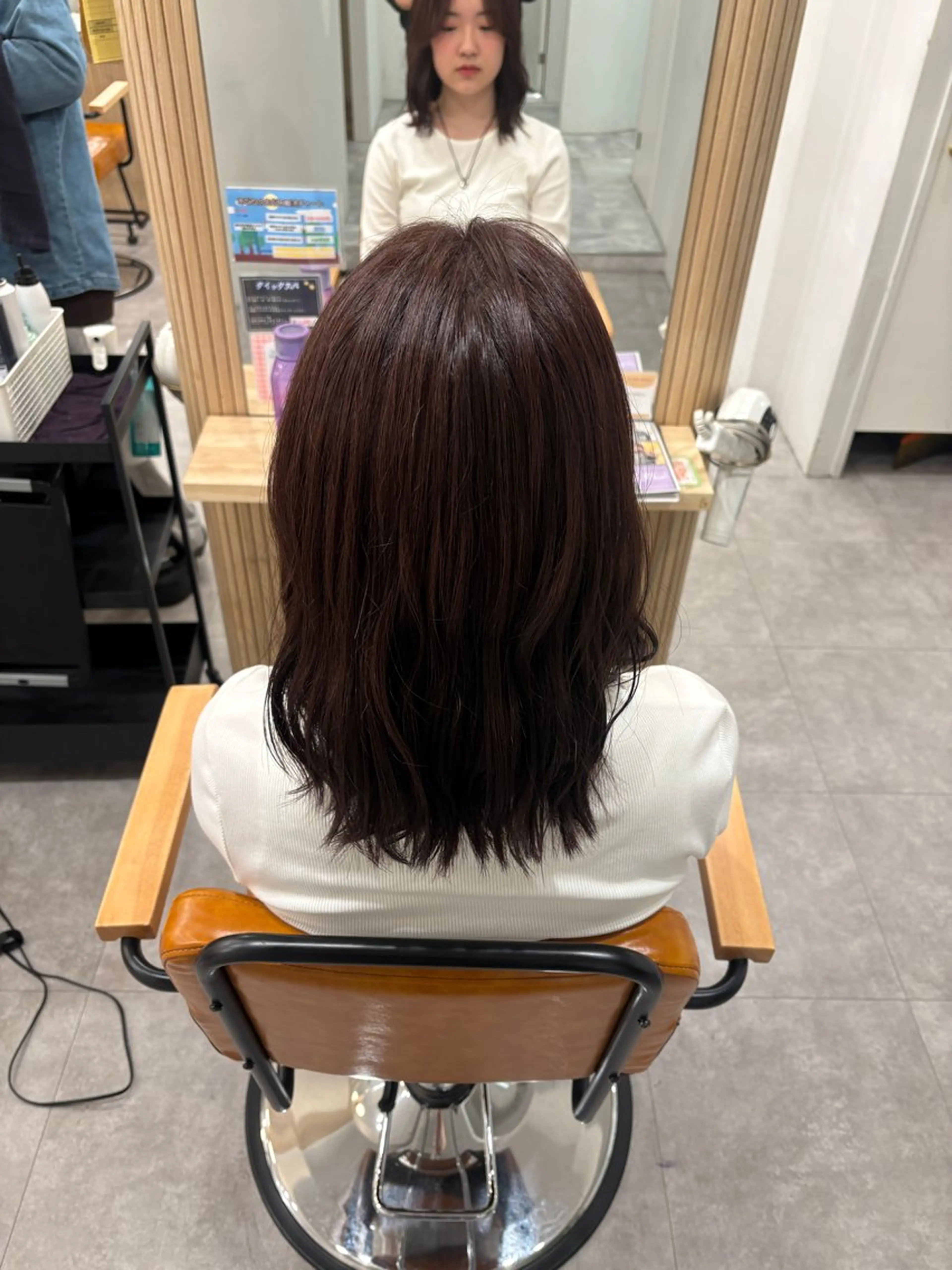 ミディアム カラー ラベンダーカラー ヘアカラー SHIAN ⭐️KAHO⭐️のヘアスタイル