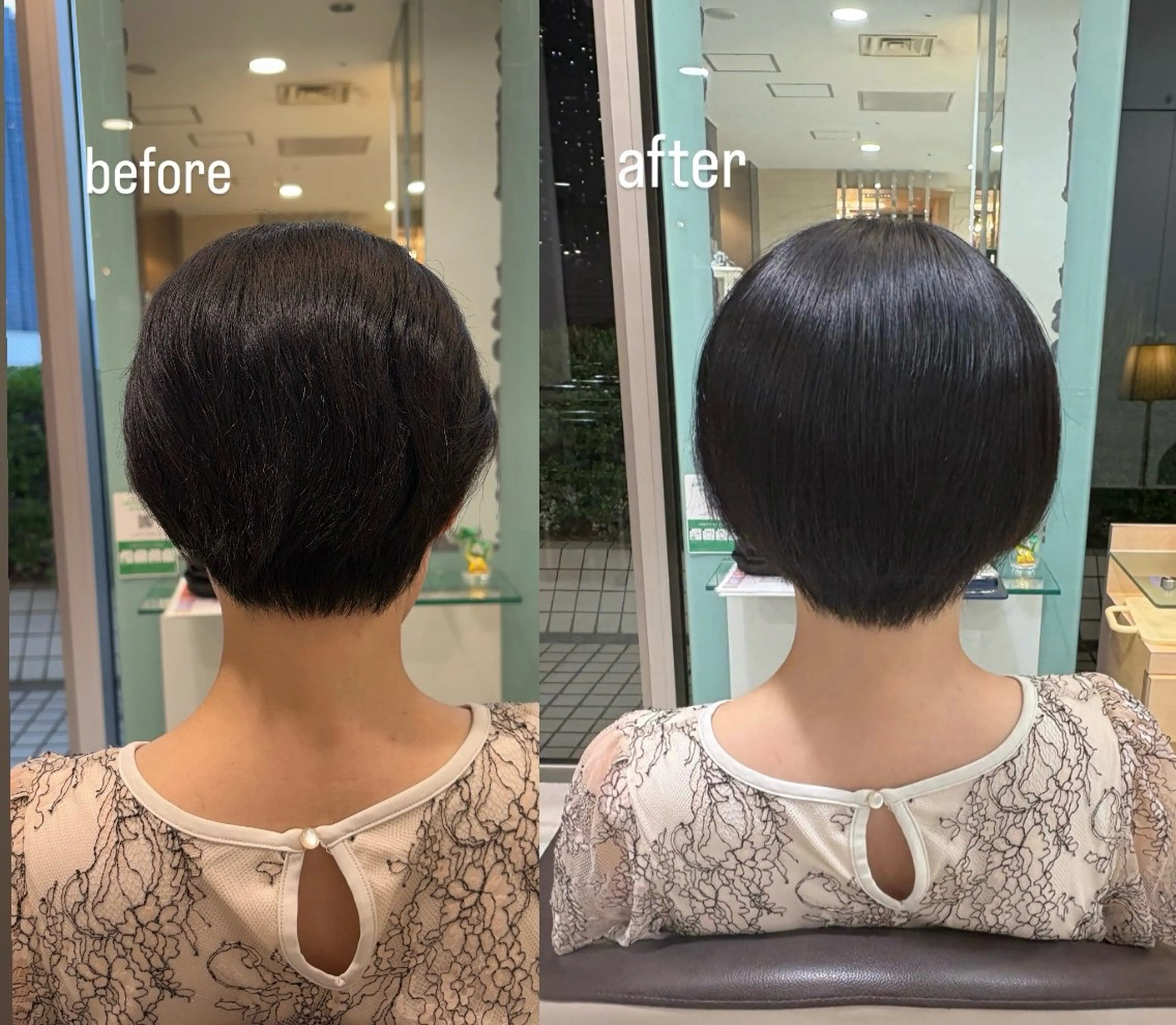 ショート 縮毛矯正 吉野 言奈のヘアスタイル