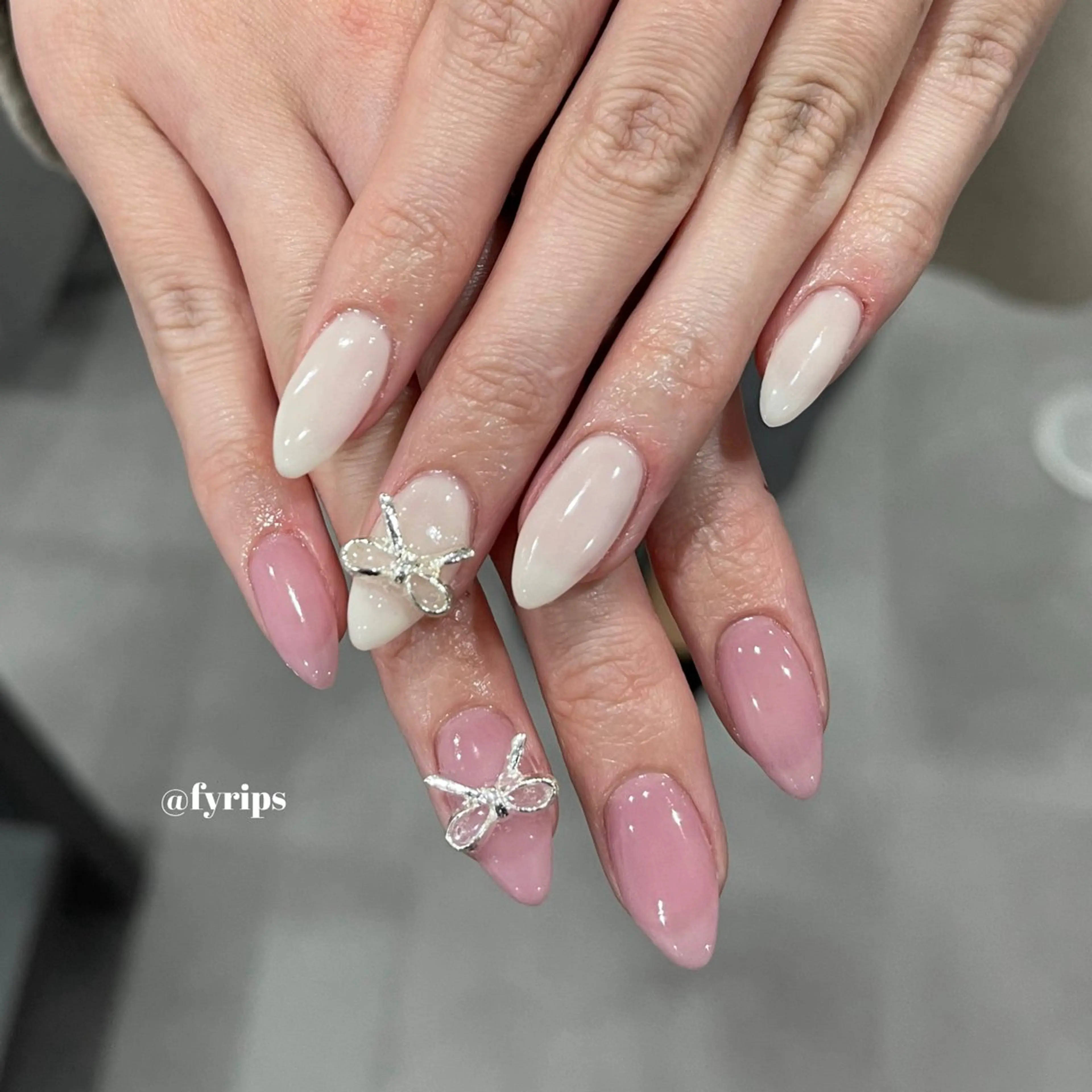 ネイル ミラーネイル ハンドネイル Lili nail所属・karin 【吉祥寺ネイル】のネイルデザイン