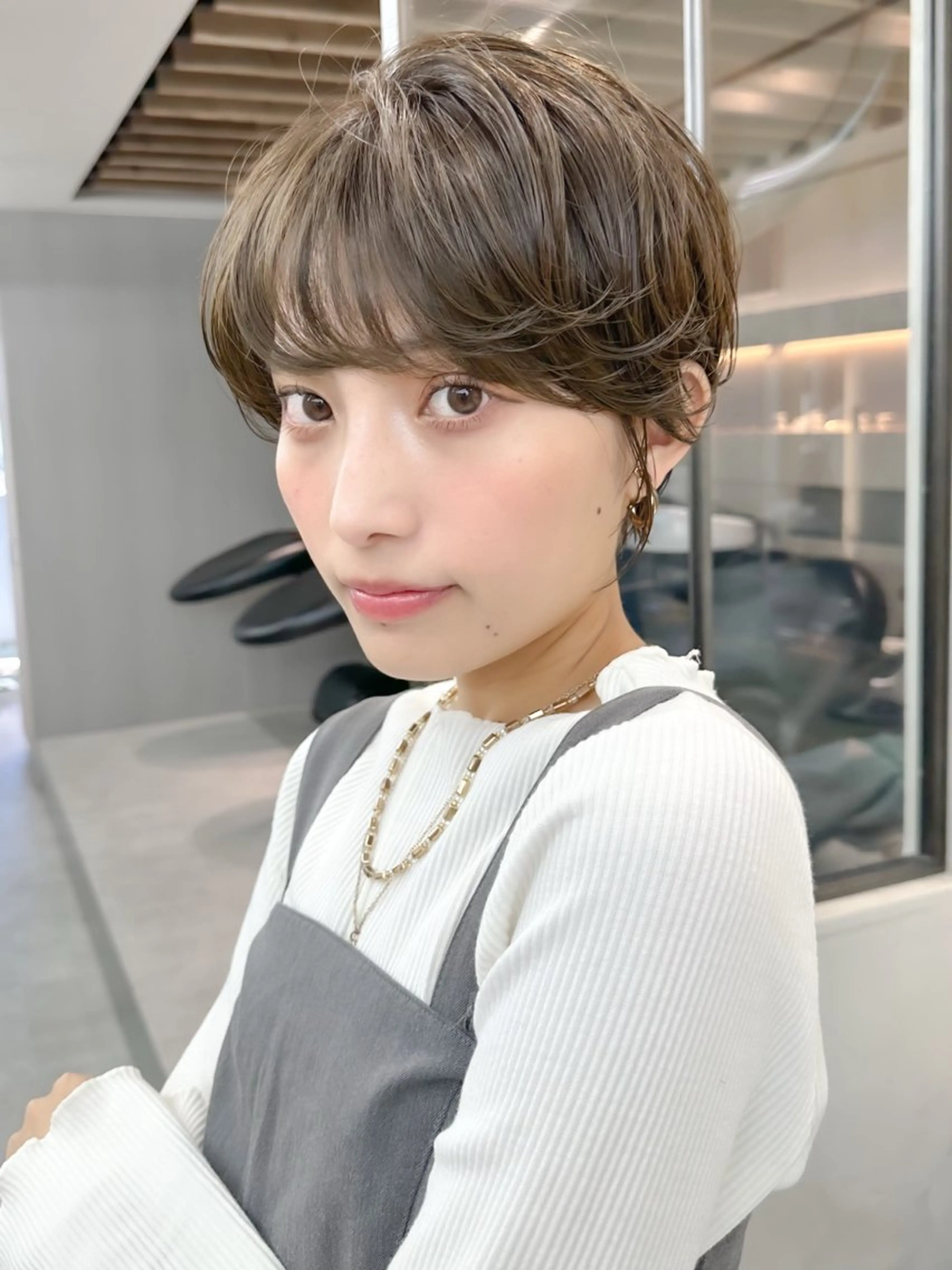 ショート Lond ciel所属・ショート🩵/パーマ 🇰🇷/月音のヘアスタイル