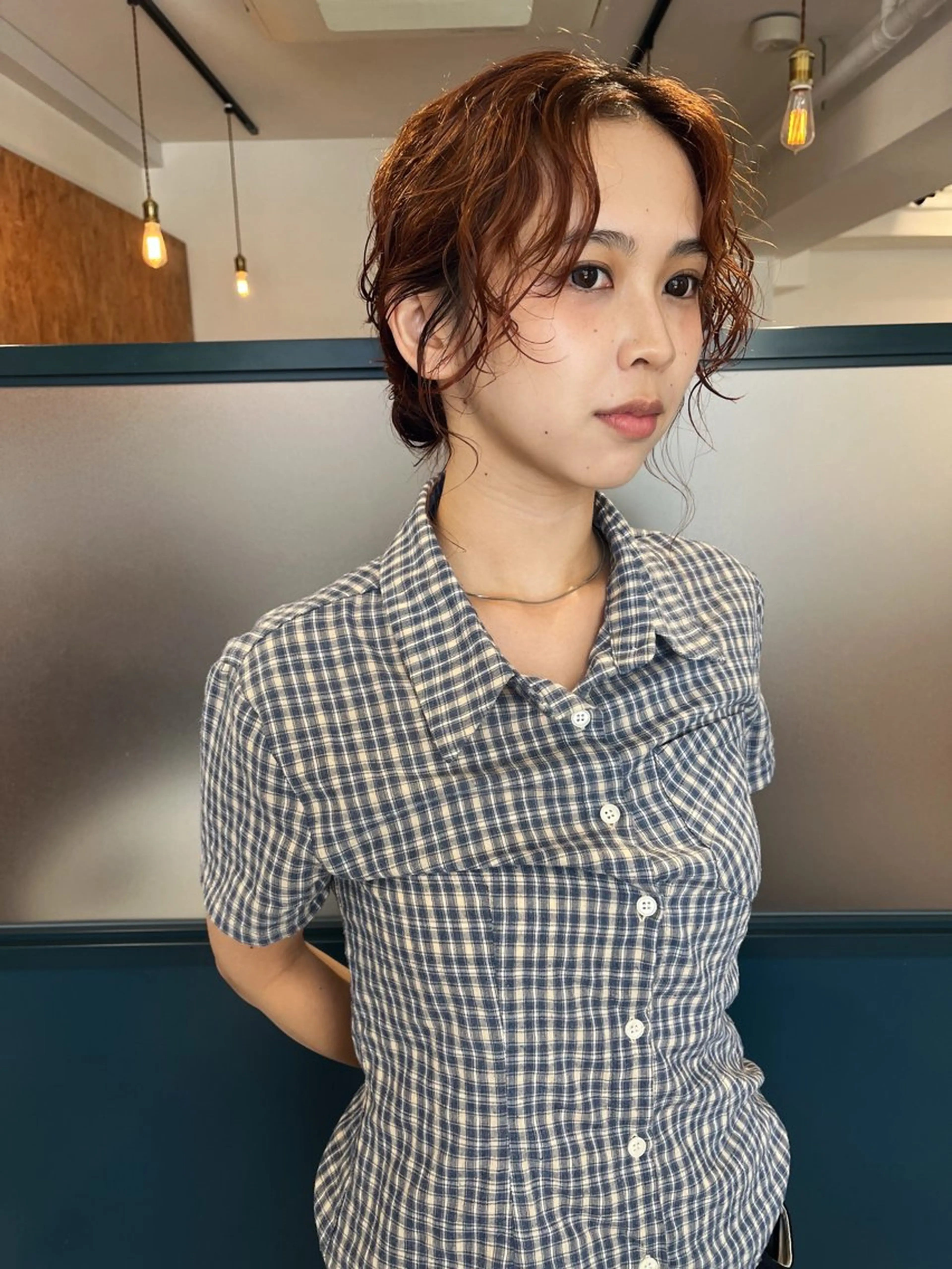 ヘアアレンジ ヘアセット 暖色カラー 🌼クニトウメイのヘアスタイル