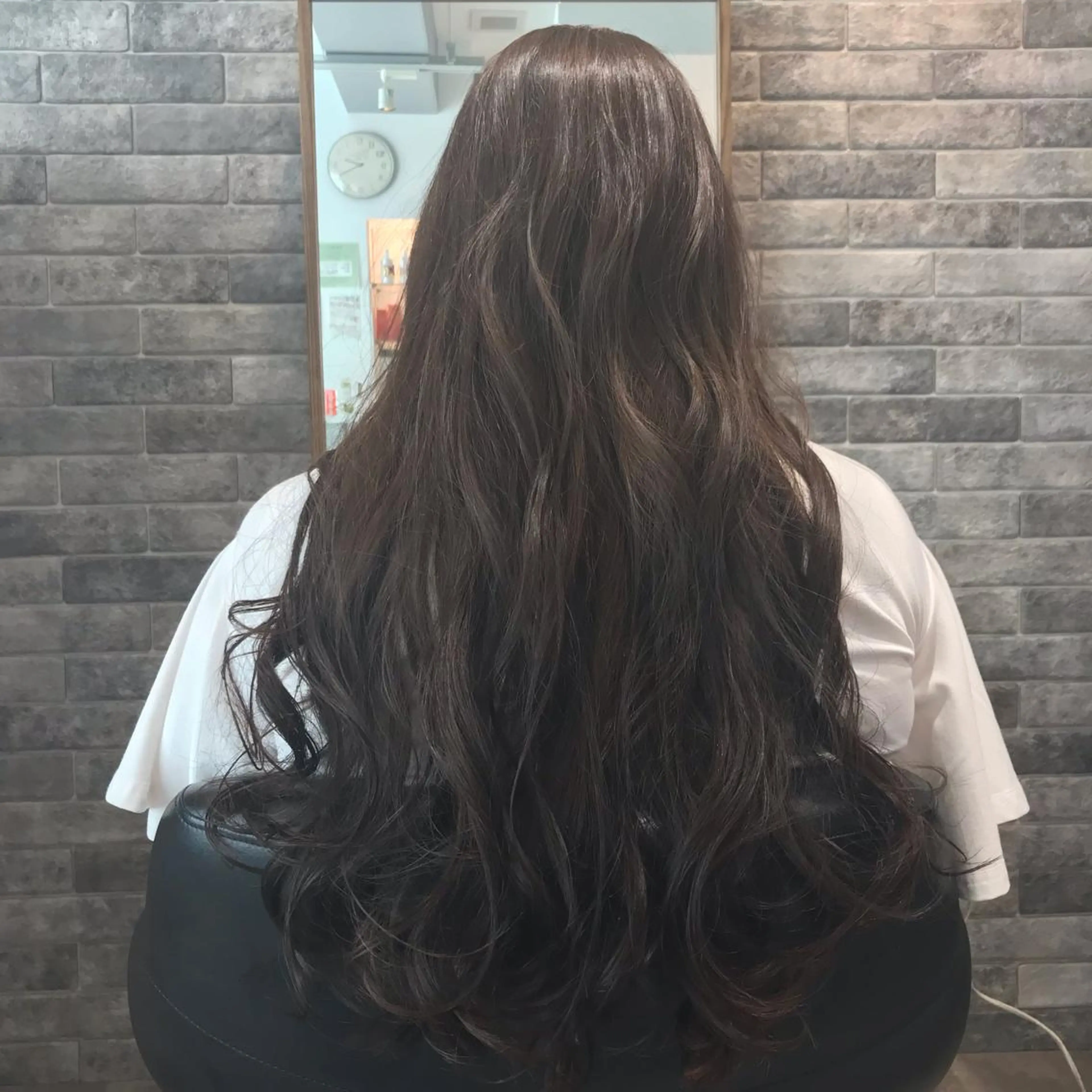 ロング 外国人風カラー ロング カット ヘアカラー トリートメント ヘッドスパ 所渉/韓国レイヤー /ウルフカットのヘアスタイル