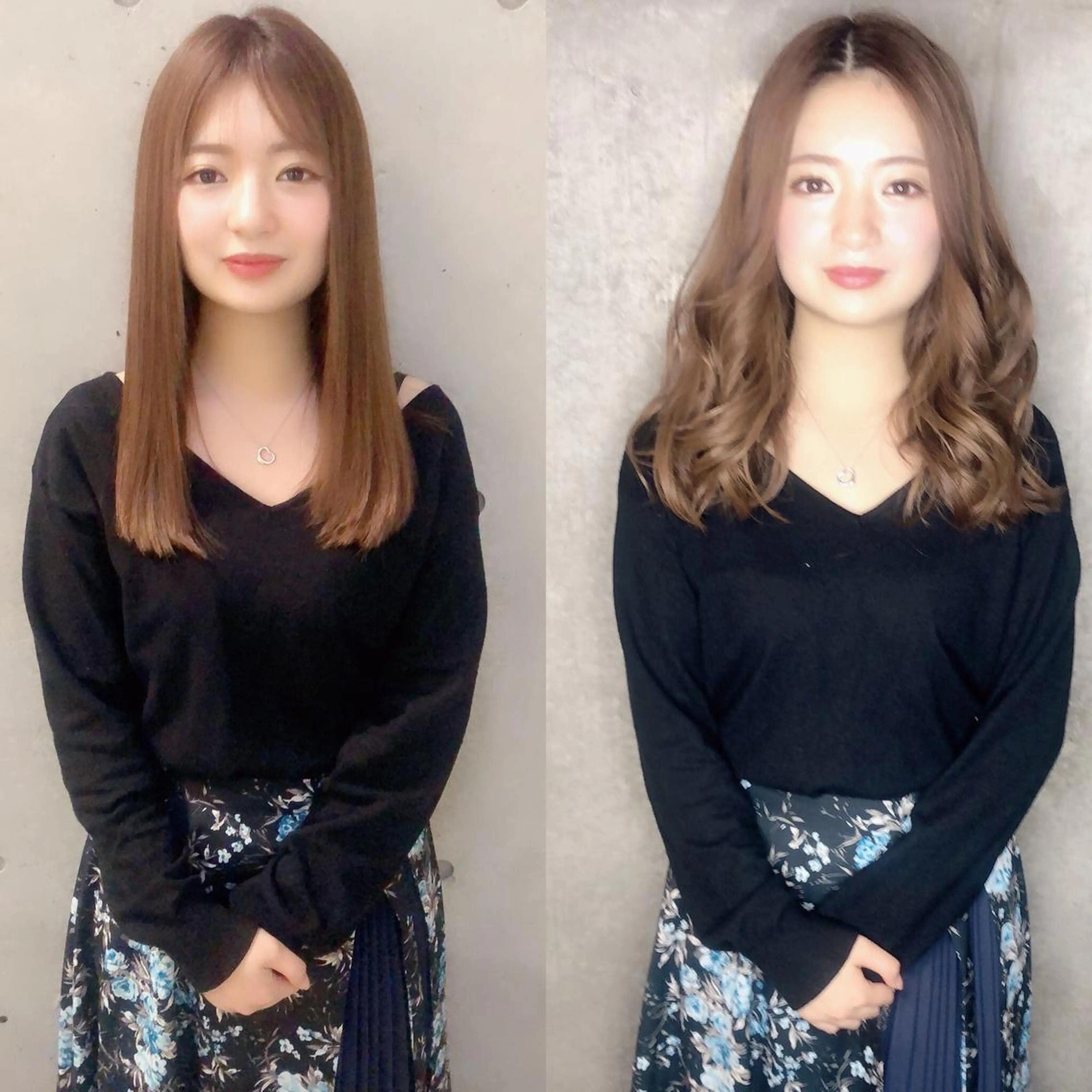 セミロング カラー パーマ ヘアアレンジ メンズ キッズ ネイル マツエク・マツパ シールエクステ メンズインナーカラー メンズ韓国風 ベージュカラー ブルーカラー ACHFILO モデル募集のヘアスタイル