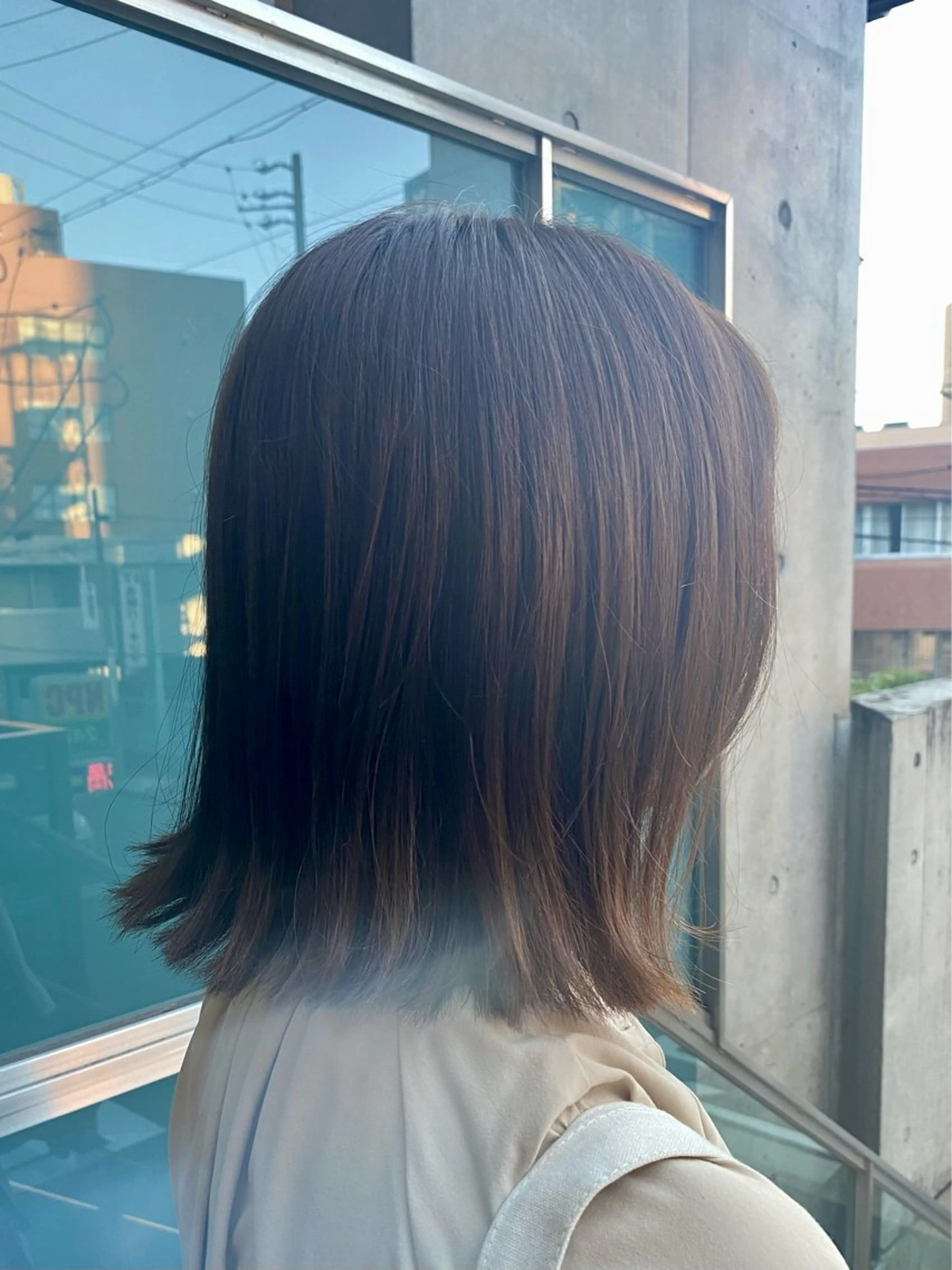 セミロング カラー ブラウンカラー 🎨まちだ💠 髪質改善N°ricoのヘアスタイル