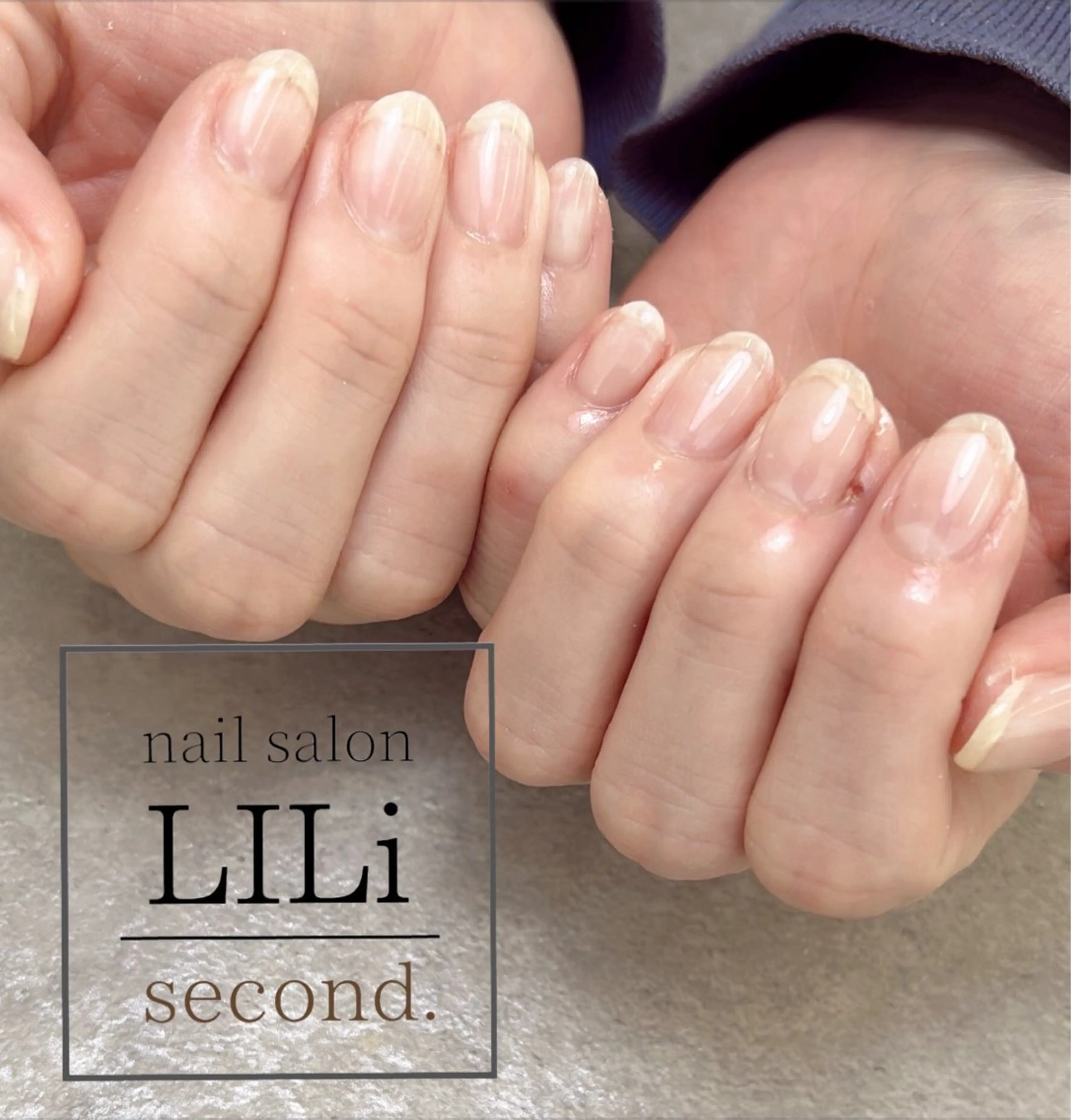 ネイル クリアネイル ジェルネイル nail salon LILi third.所属・Saya ᵕ̈*のネイルデザイン