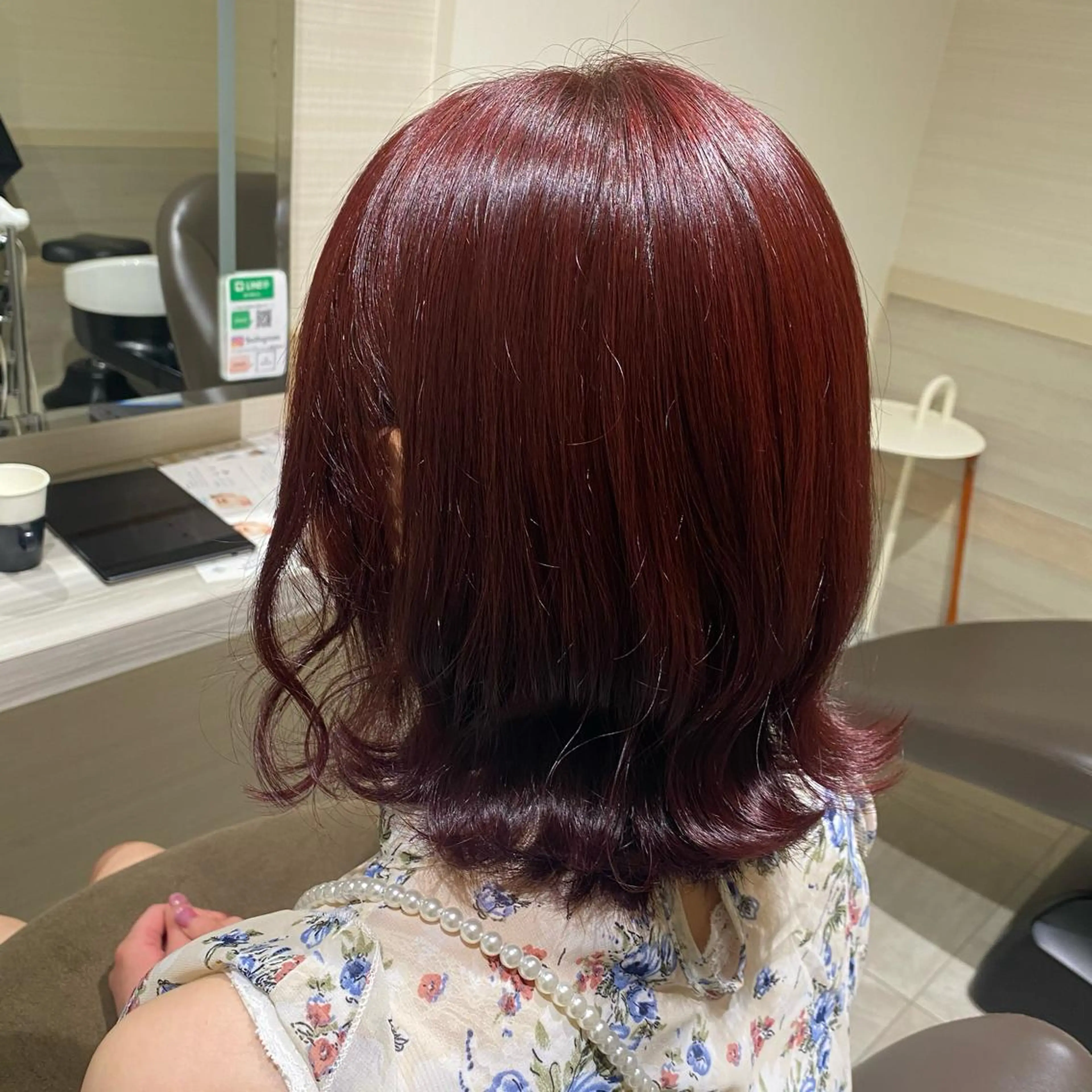 ミディアム カラー 銀座メンズ専門🖤 小島奈々のヘアスタイル