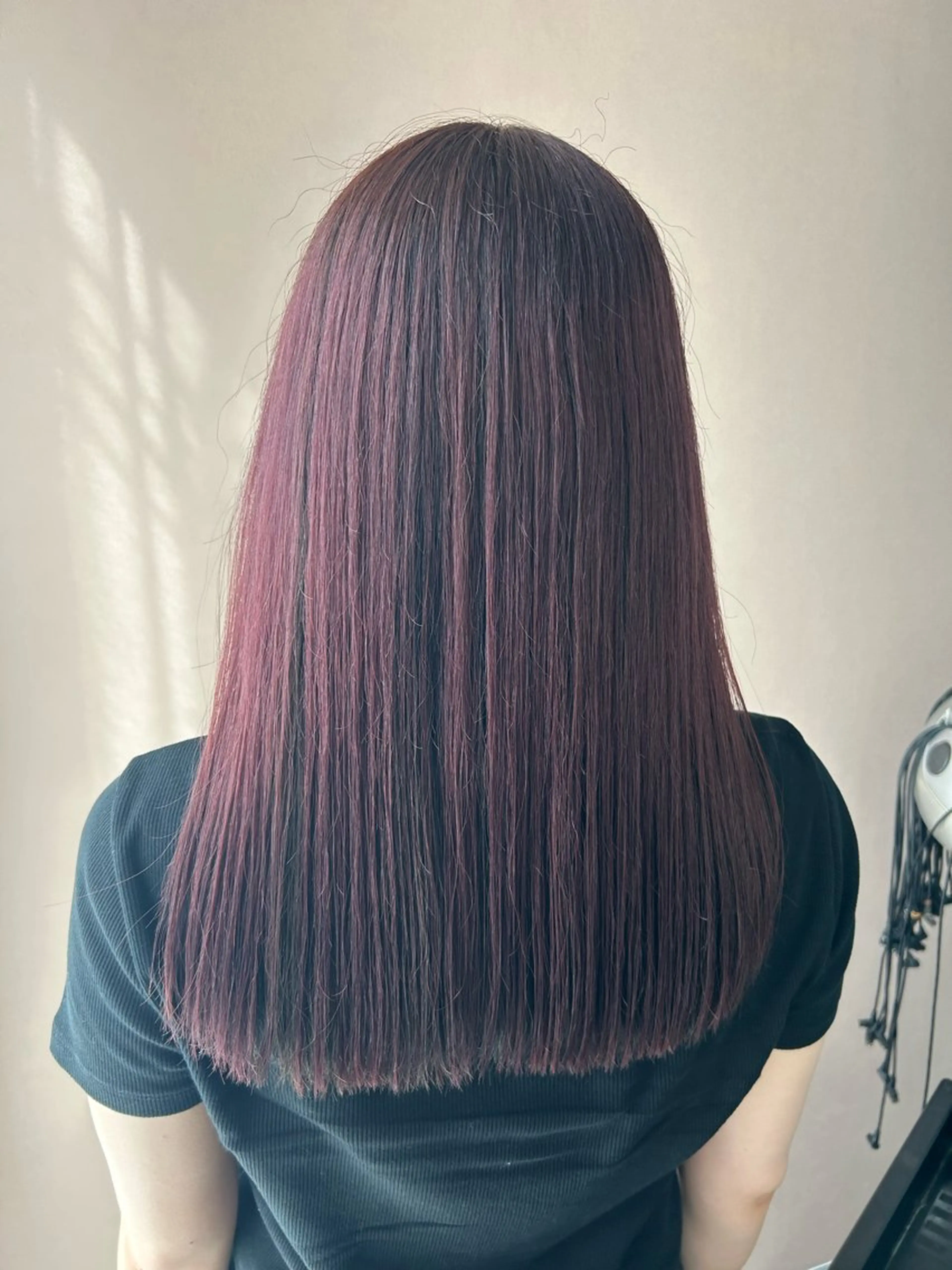 セミロング カラー ブリーチ ラベンダーカラー ピンクカラー ピンクラベンダー カット ヘアカラー トリートメント hub hair レイヤー/透明感のヘアスタイル