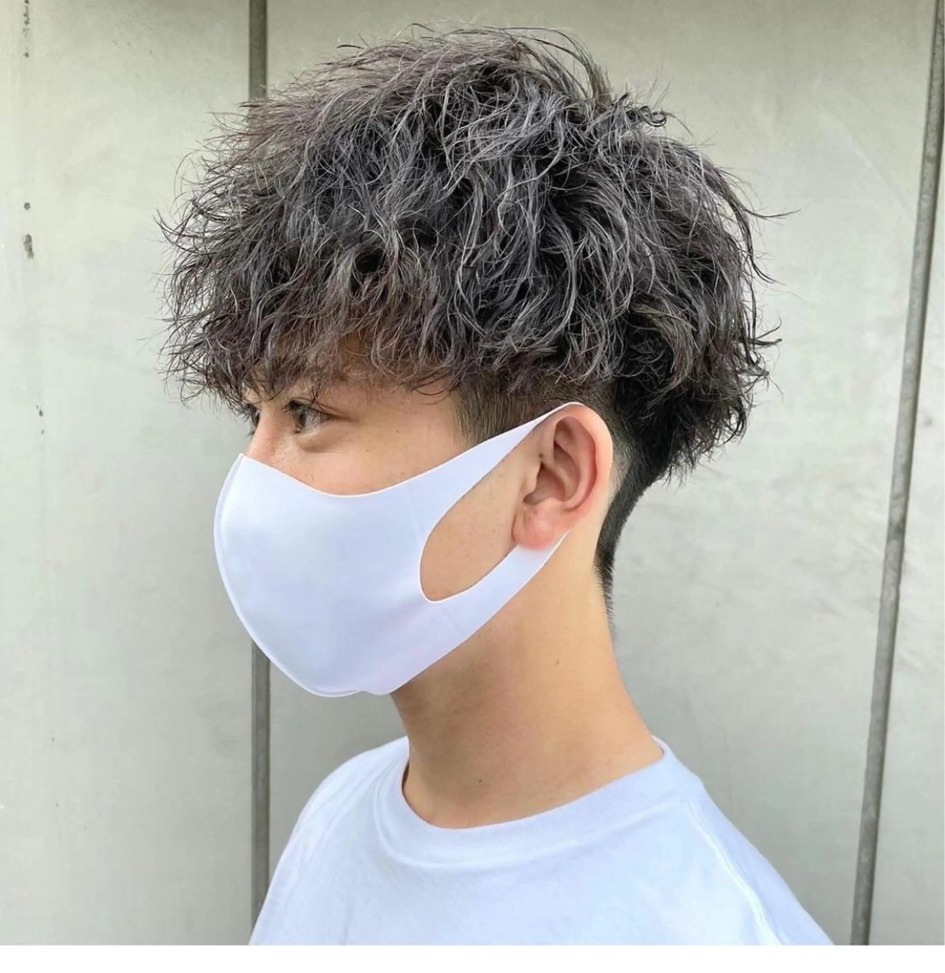 パーマ カット パーマ 新地 咲綾のヘアスタイル