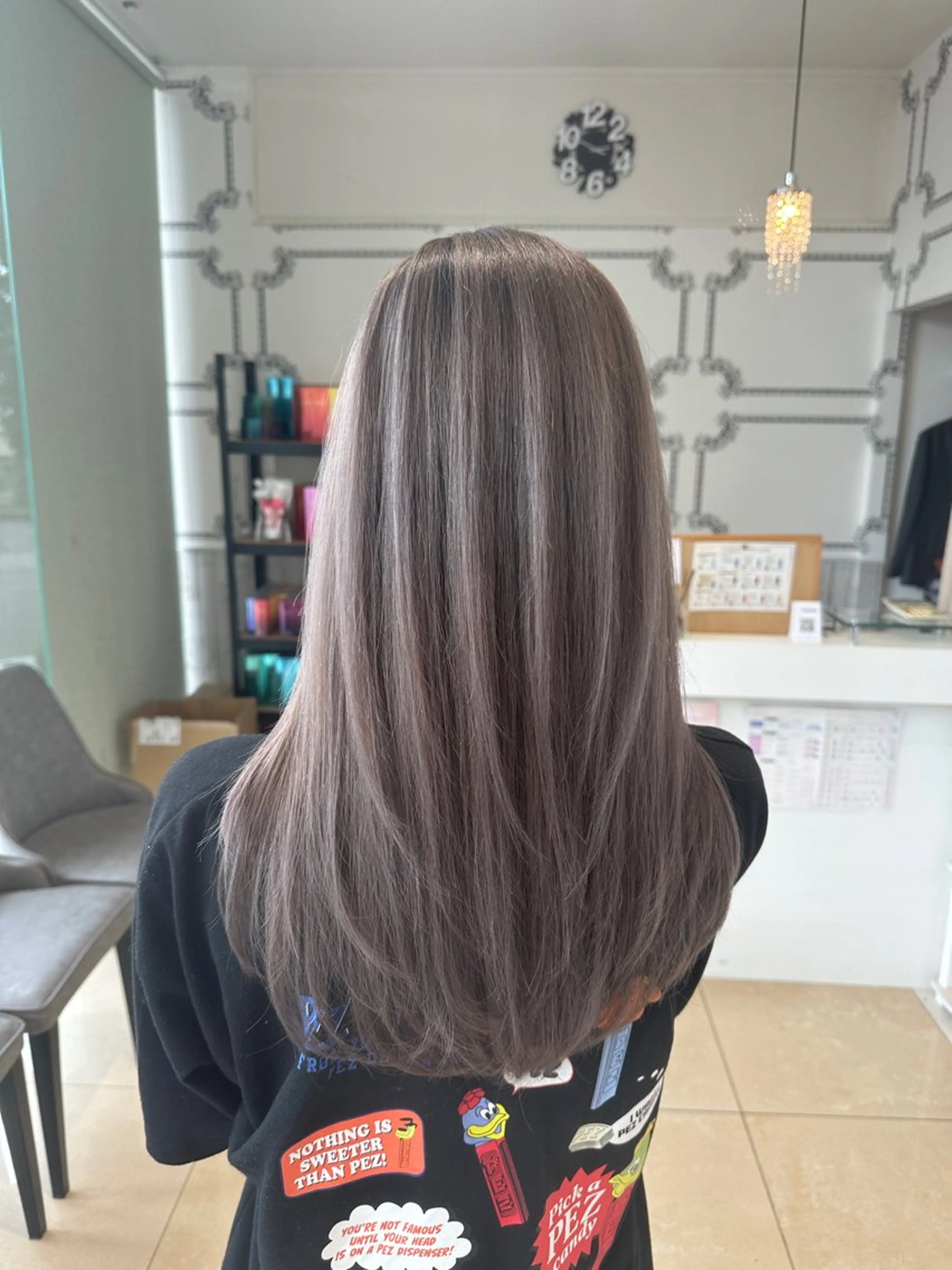 セミロング レイヤーカット 得能 雅人のヘアスタイル