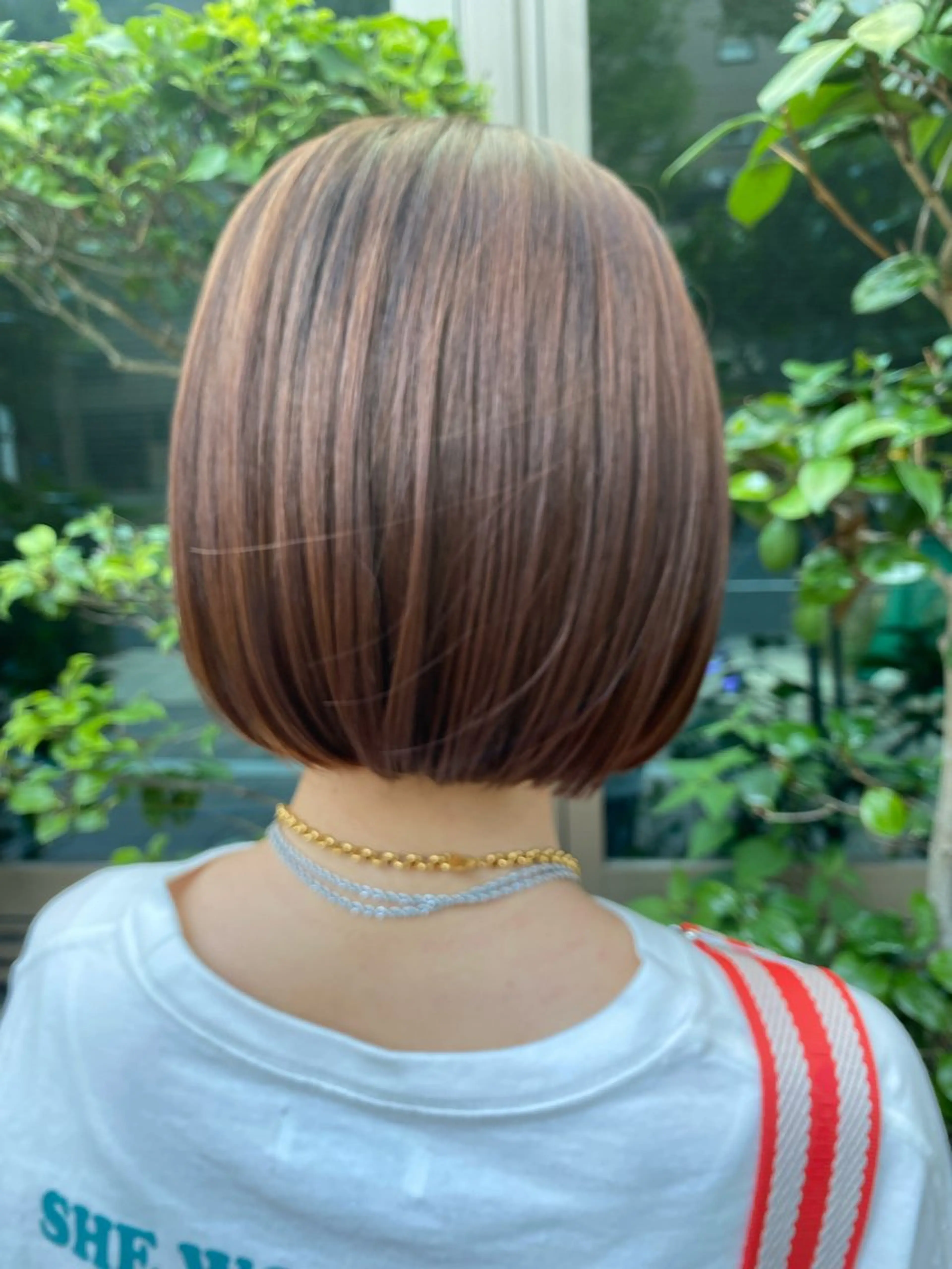 ショート ボブ 伊藤 優花のヘアスタイル