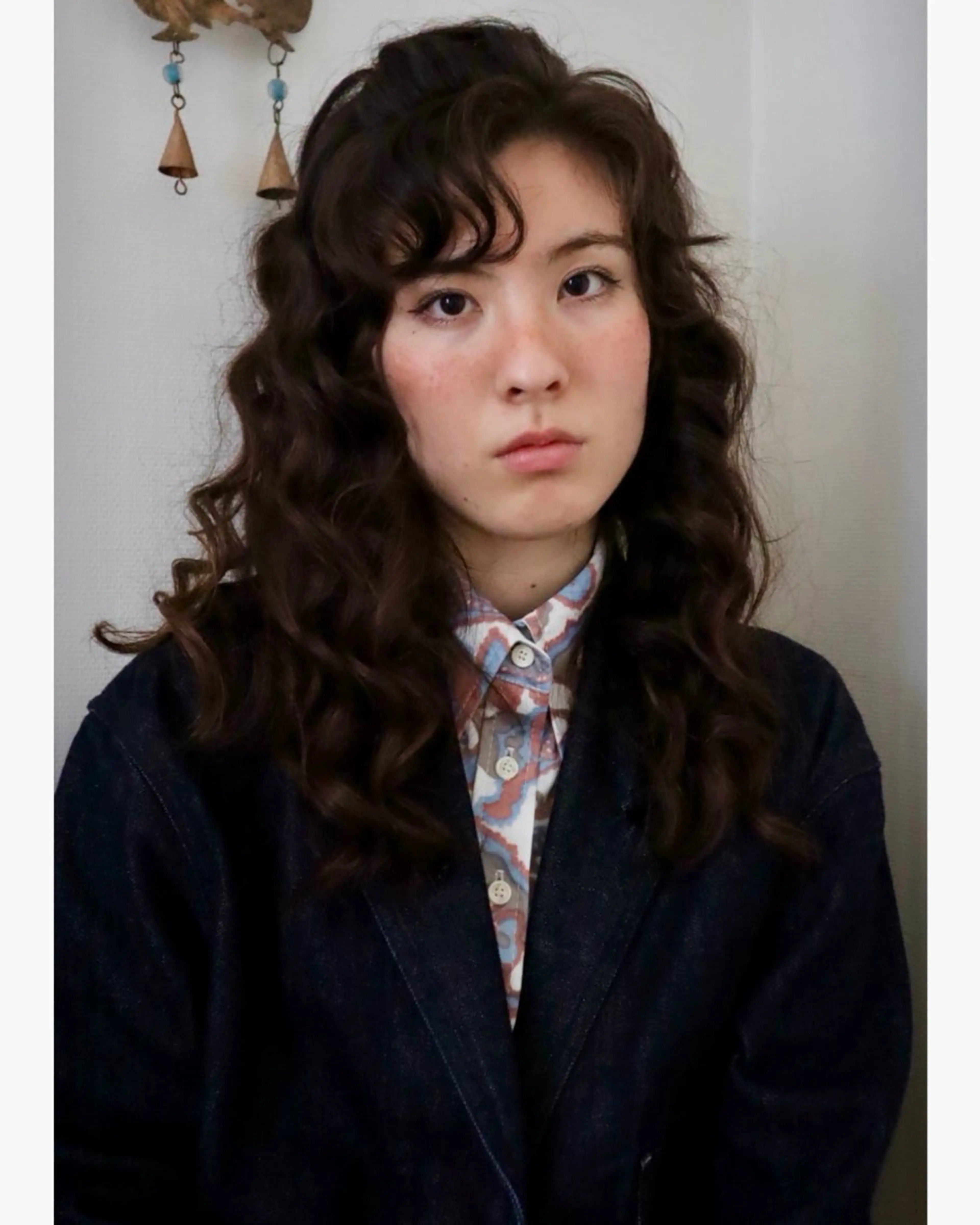 ロング カラー パーマ 金尾 凜のヘアスタイル