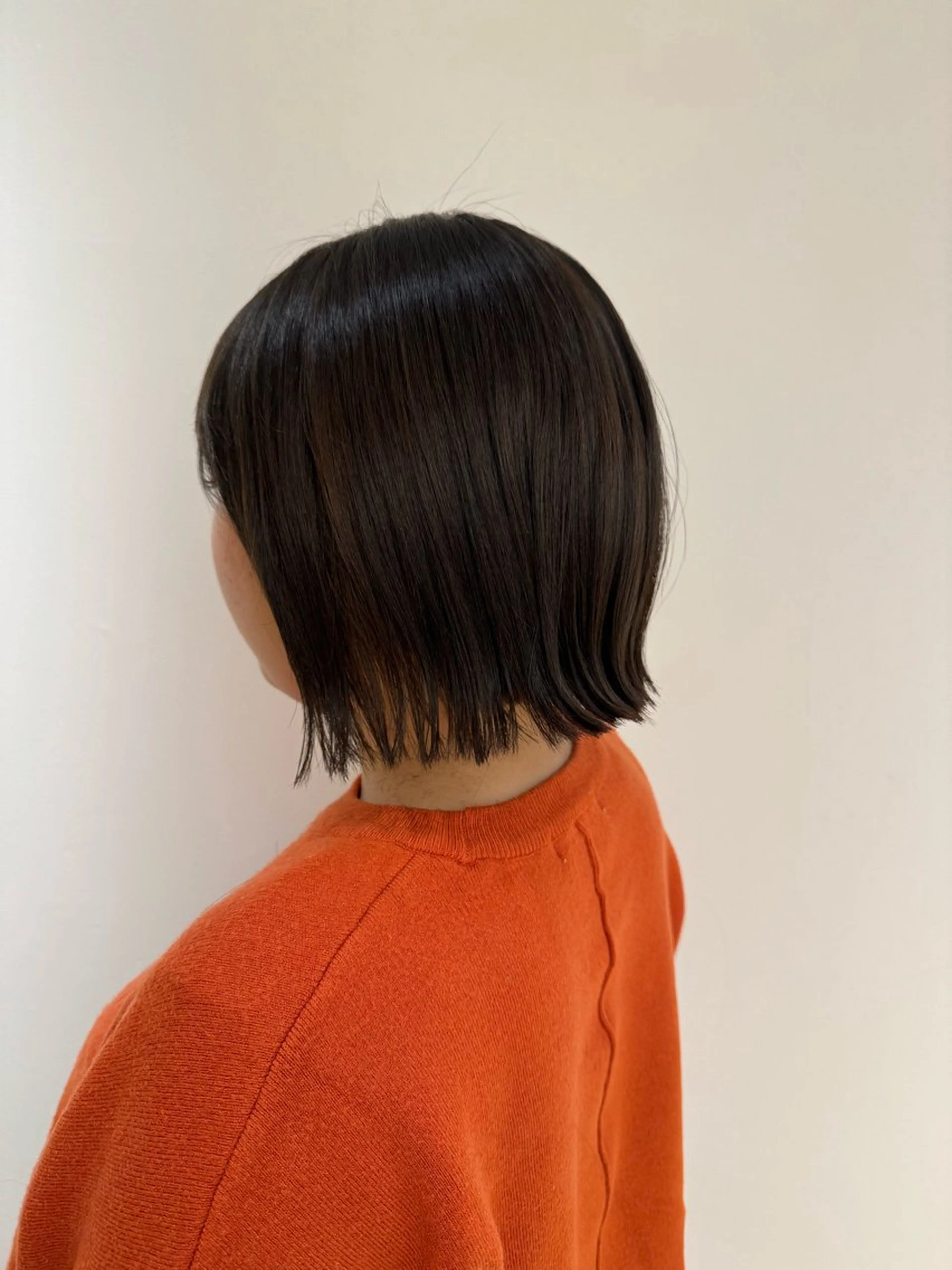 ショート カラー ボブ 外ハネヘア えんどう みほのヘアスタイル