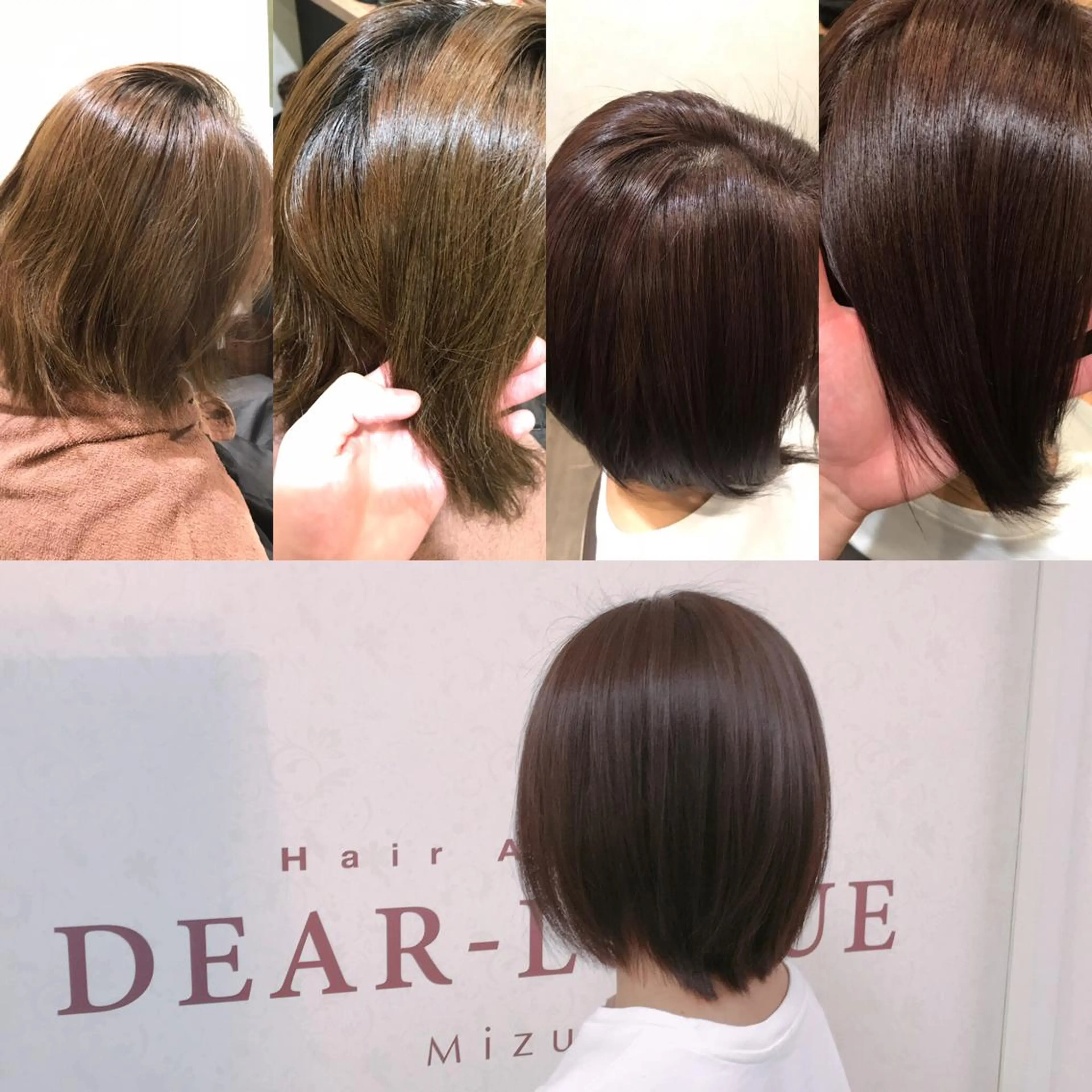 ショート カラー ピンクカラー 中嶋 ナカジマのヘアスタイル