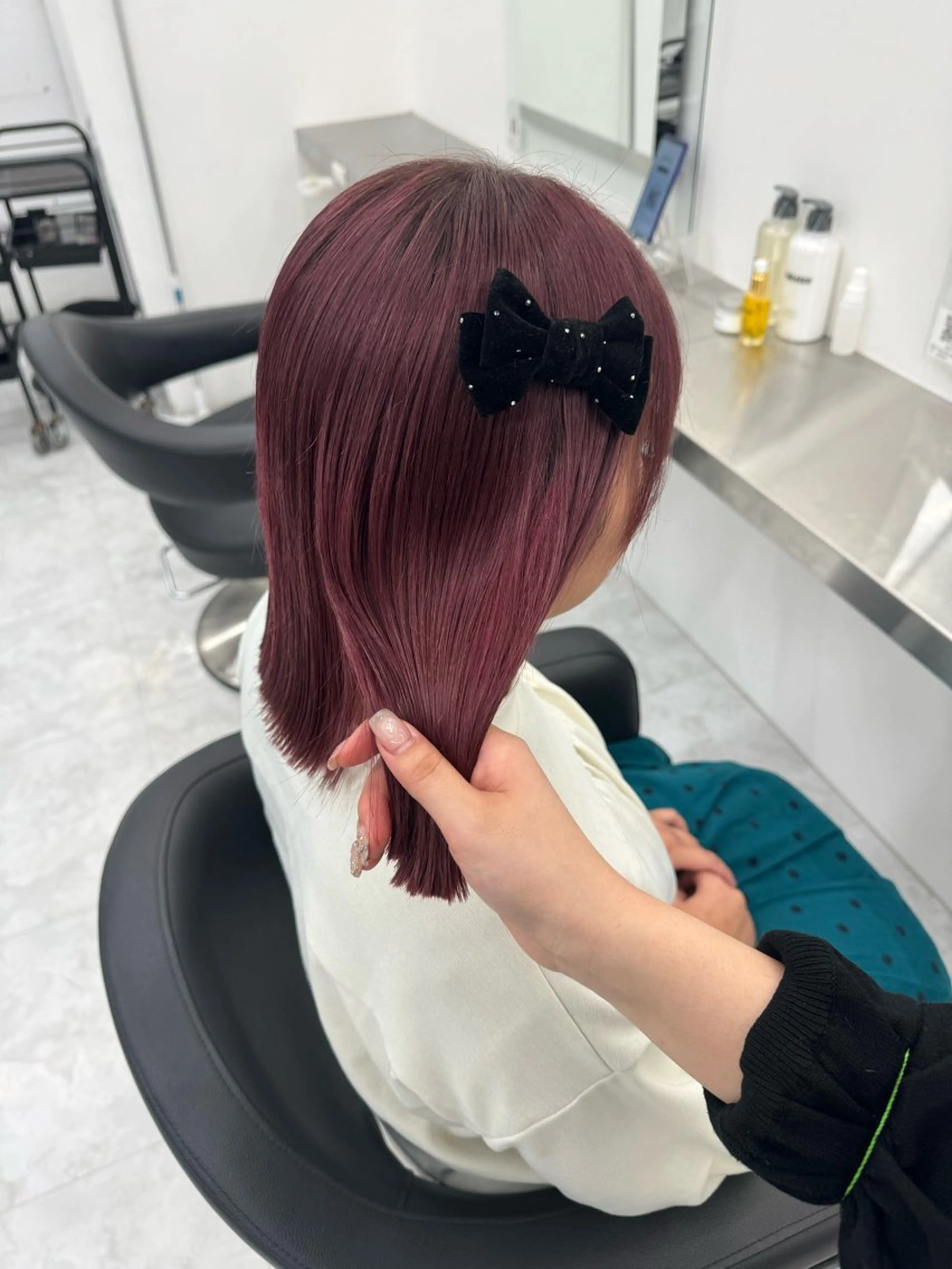 ミディアム カラー ヘアカラー トリートメント ヘアセット 🎀愛されgirly ヘア🫧Ayakaのヘアスタイル