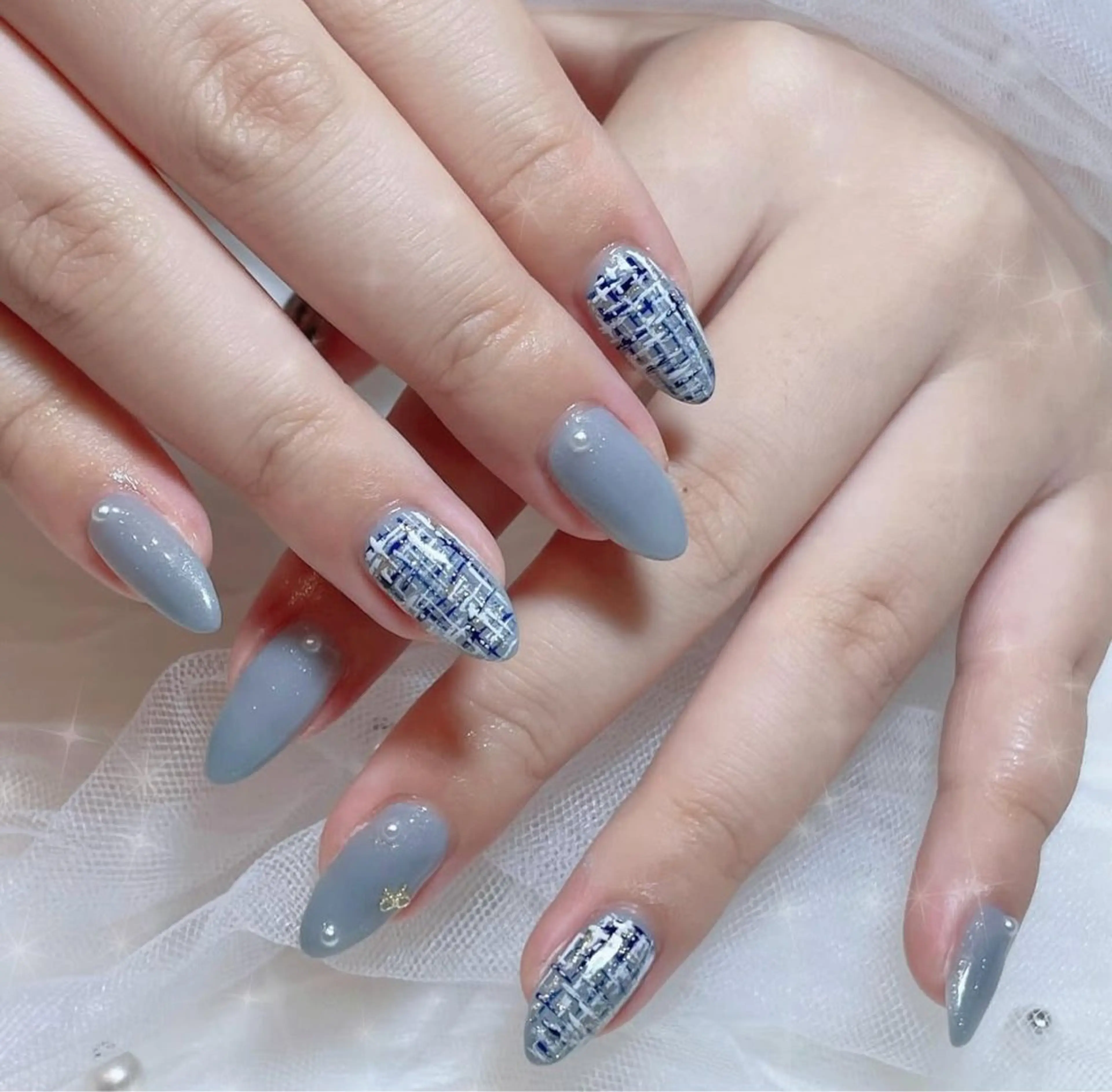 ネイル 持ち込み シンプルネイル あゆ🎀/ワンホンネ イル/痛ネイルのネイルデザイン