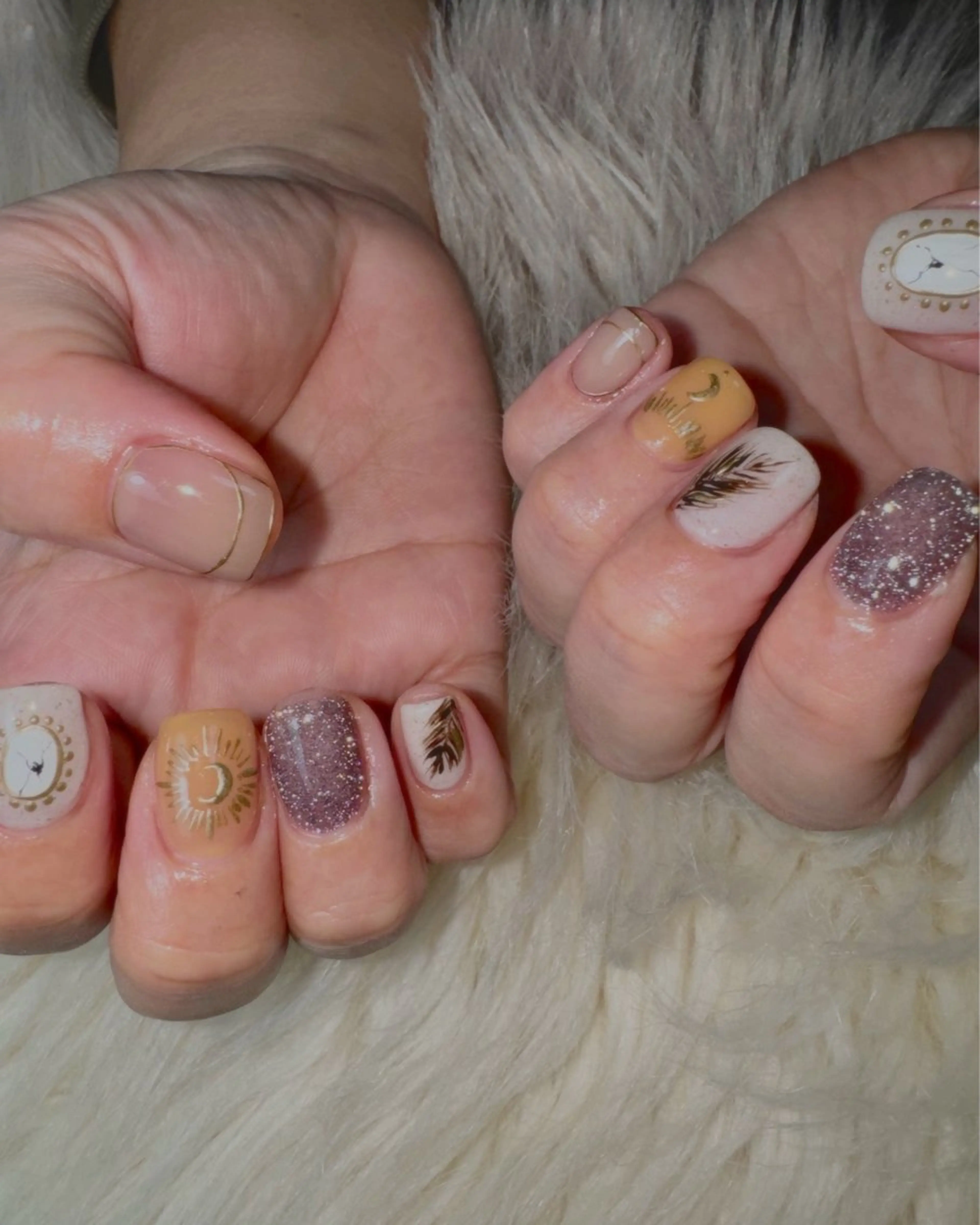 ネイル フラッシュネイル ジェルネイル 持ち込み パラジェル 冬ネイル ハンドネイル flowers nailのネイルデザイン
