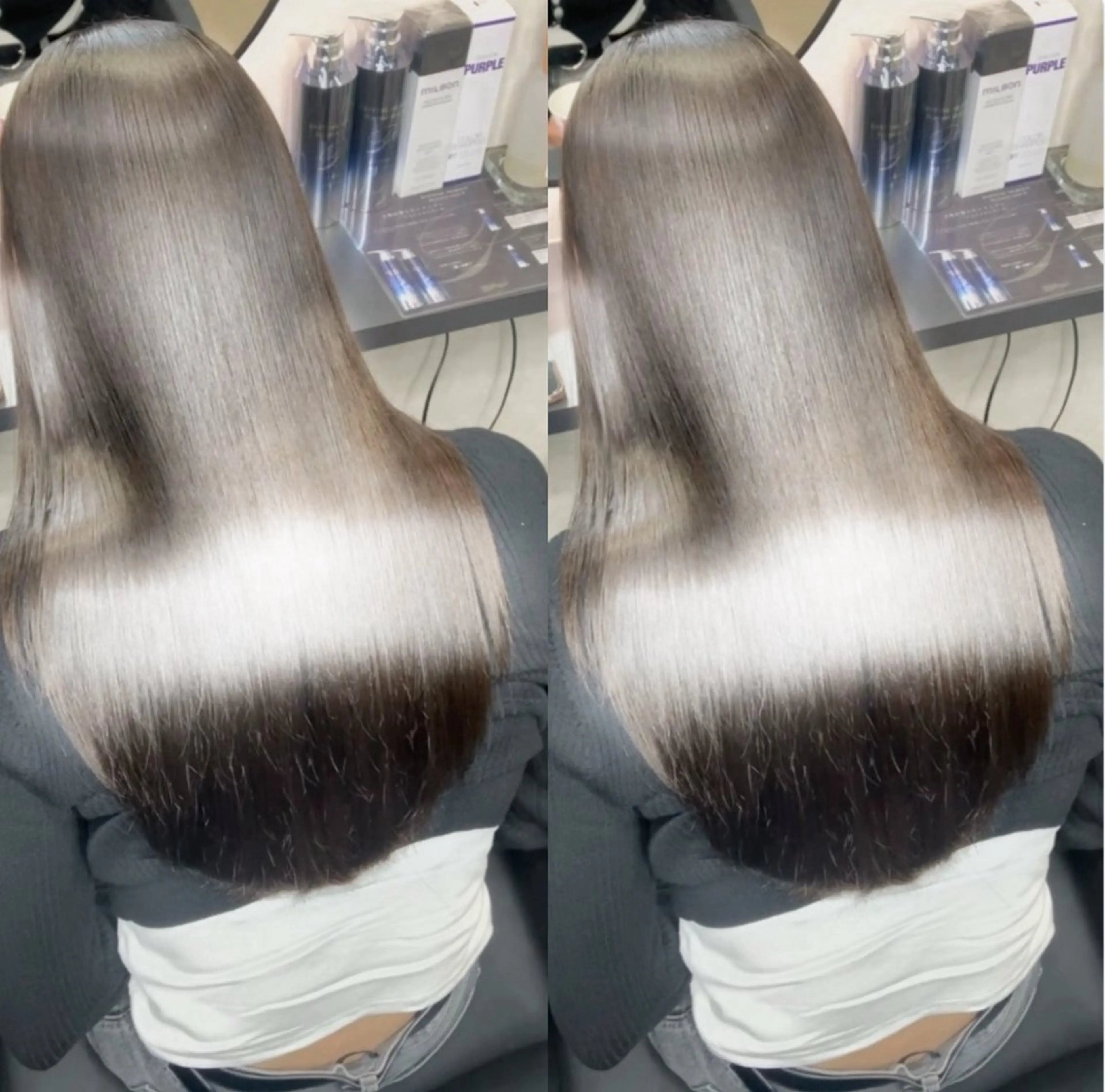 セミロング カット ヘアカラー 縮毛矯正 新宿/縮毛矯正/ 髪質改善/藤本竜のヘアスタイル