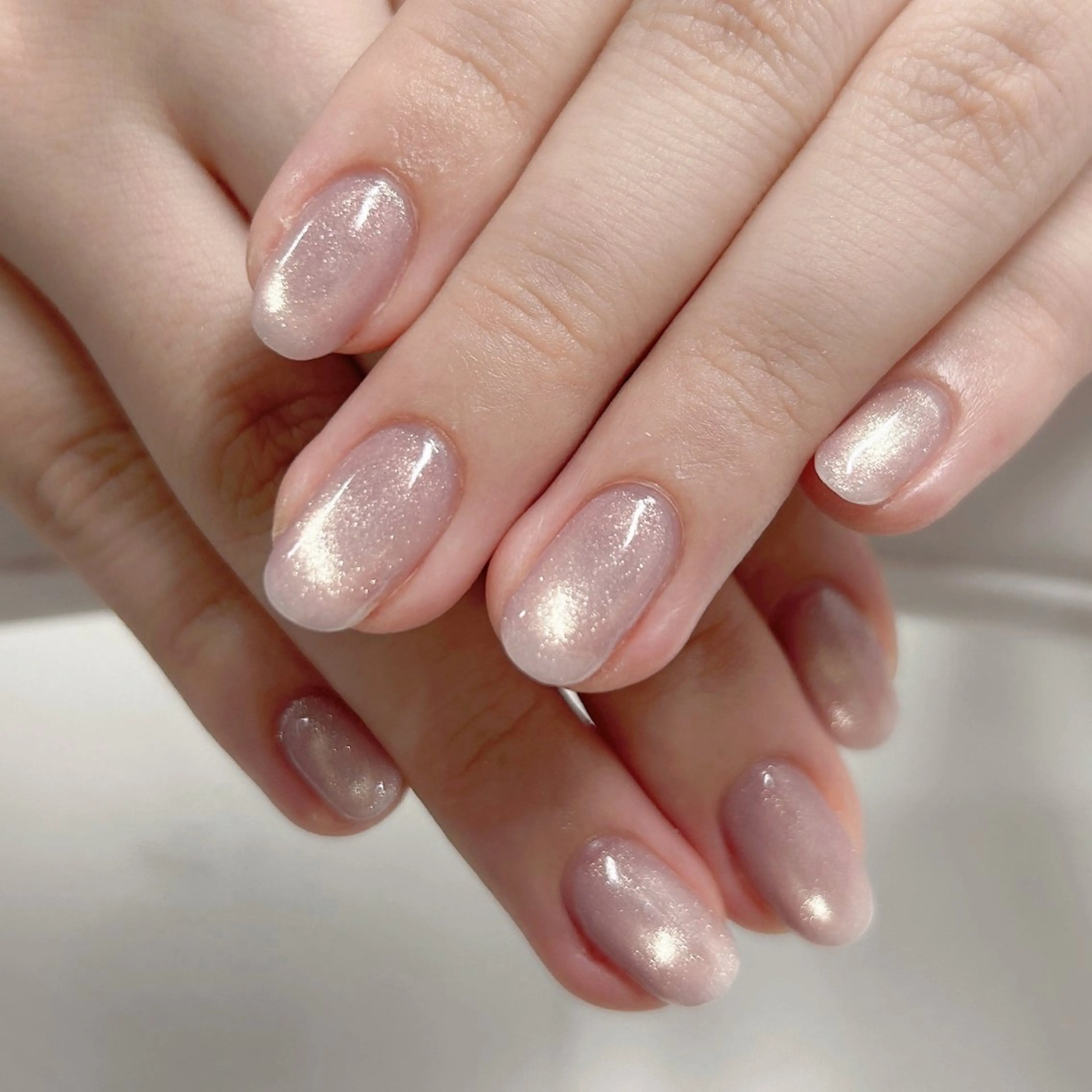 ネイル 桜ネイル キラキラネイル マグネットネイル オフィスネイル ワンカラーネイル ハンドネイル Forca total studio所属・Forca Airaのネイルデザイン