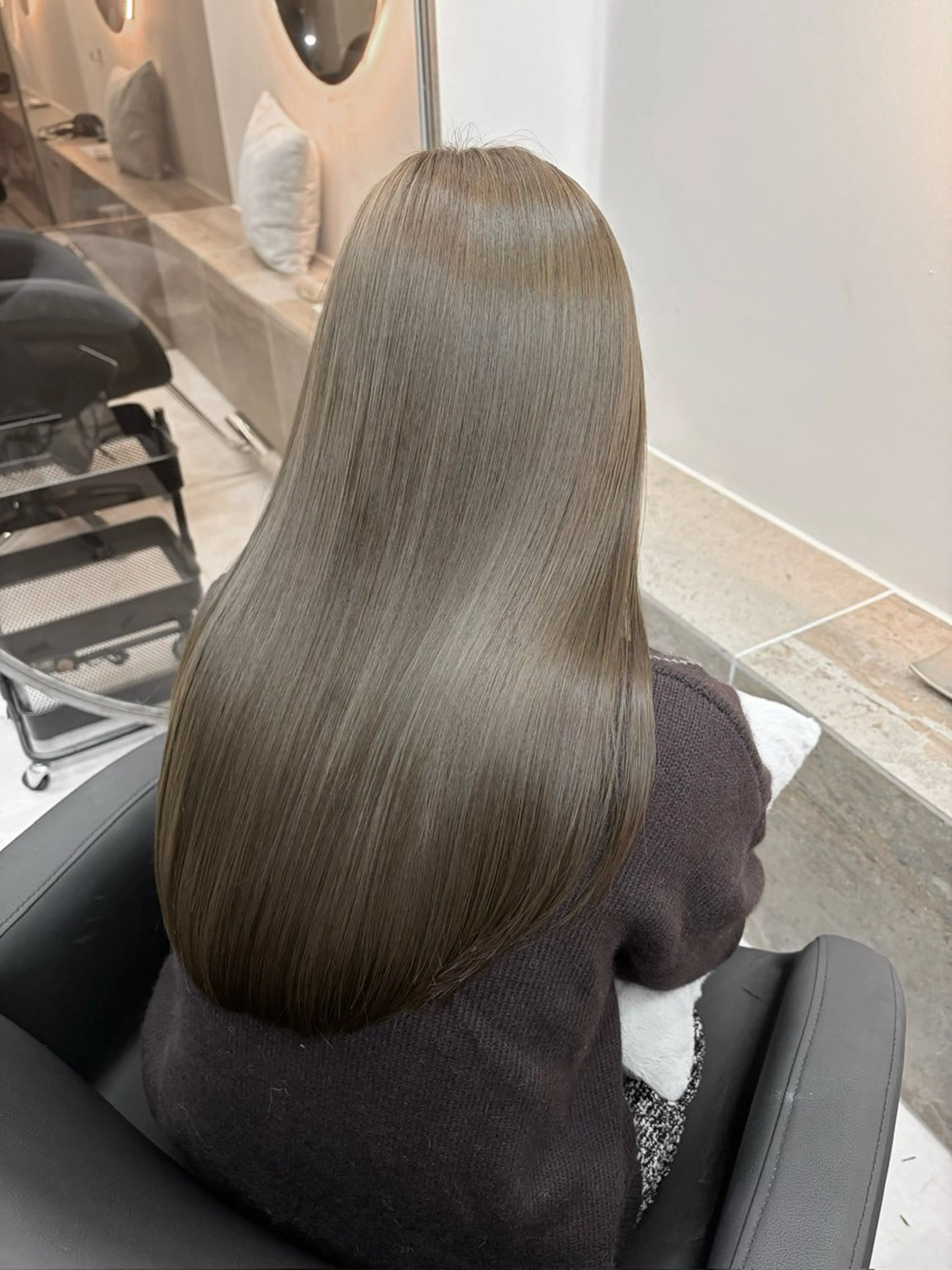 ロング カラー パーマ 透明感カラー ヘアカラー トリートメント L’me  TOKYO by youres所属・《柔らかhair𓍯 》木村美姫のヘアスタイル