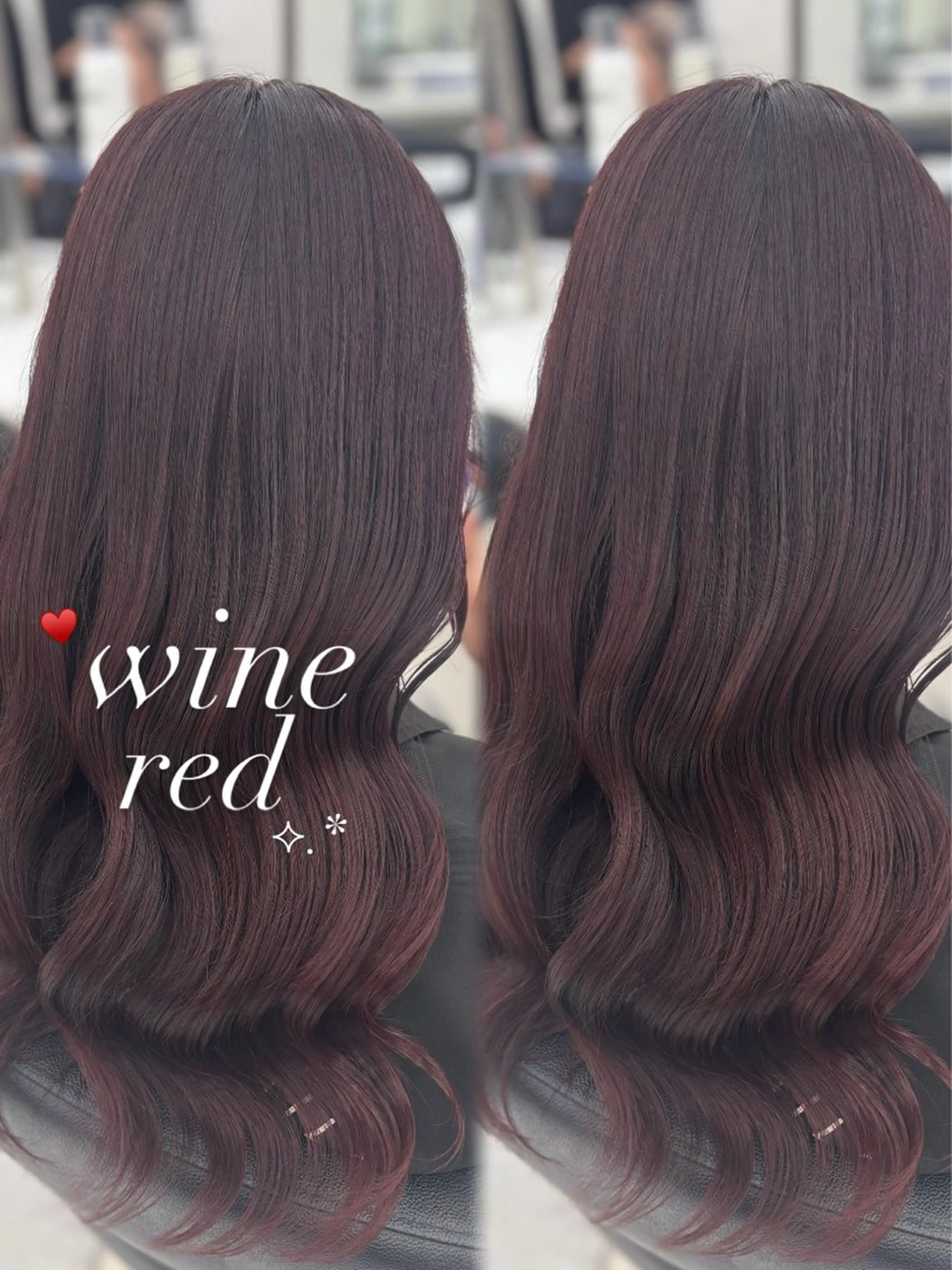 セミロング カット ヘアカラー トリートメント ヘッドスパ ヘアセット Hina🎀♡ 暖色/縮毛のヘアスタイル
