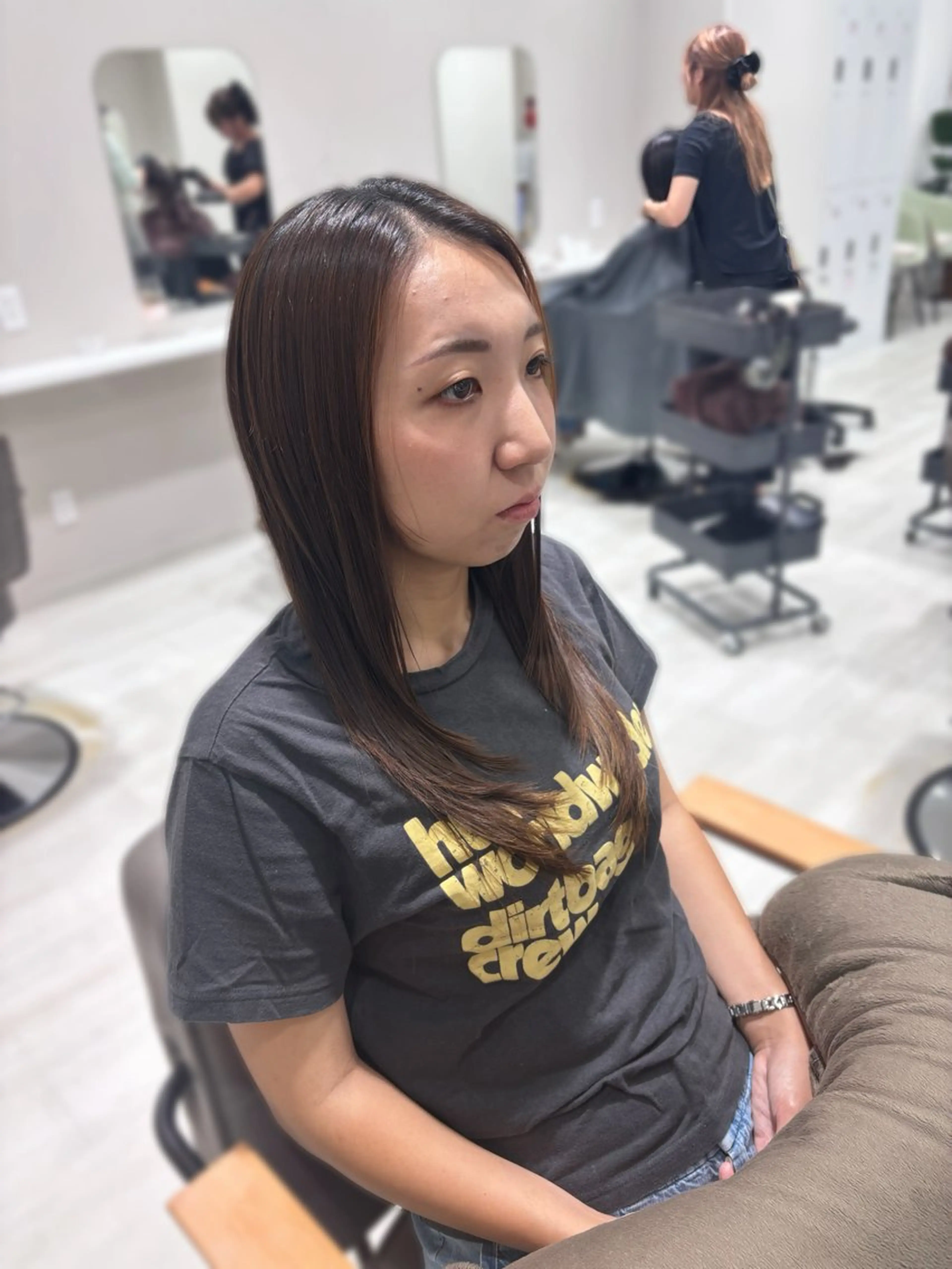 セミロング レイヤーカット カット ヘアカラー 🌿髪質改善/レイヤ ー🌿ひかるんのヘアスタイル