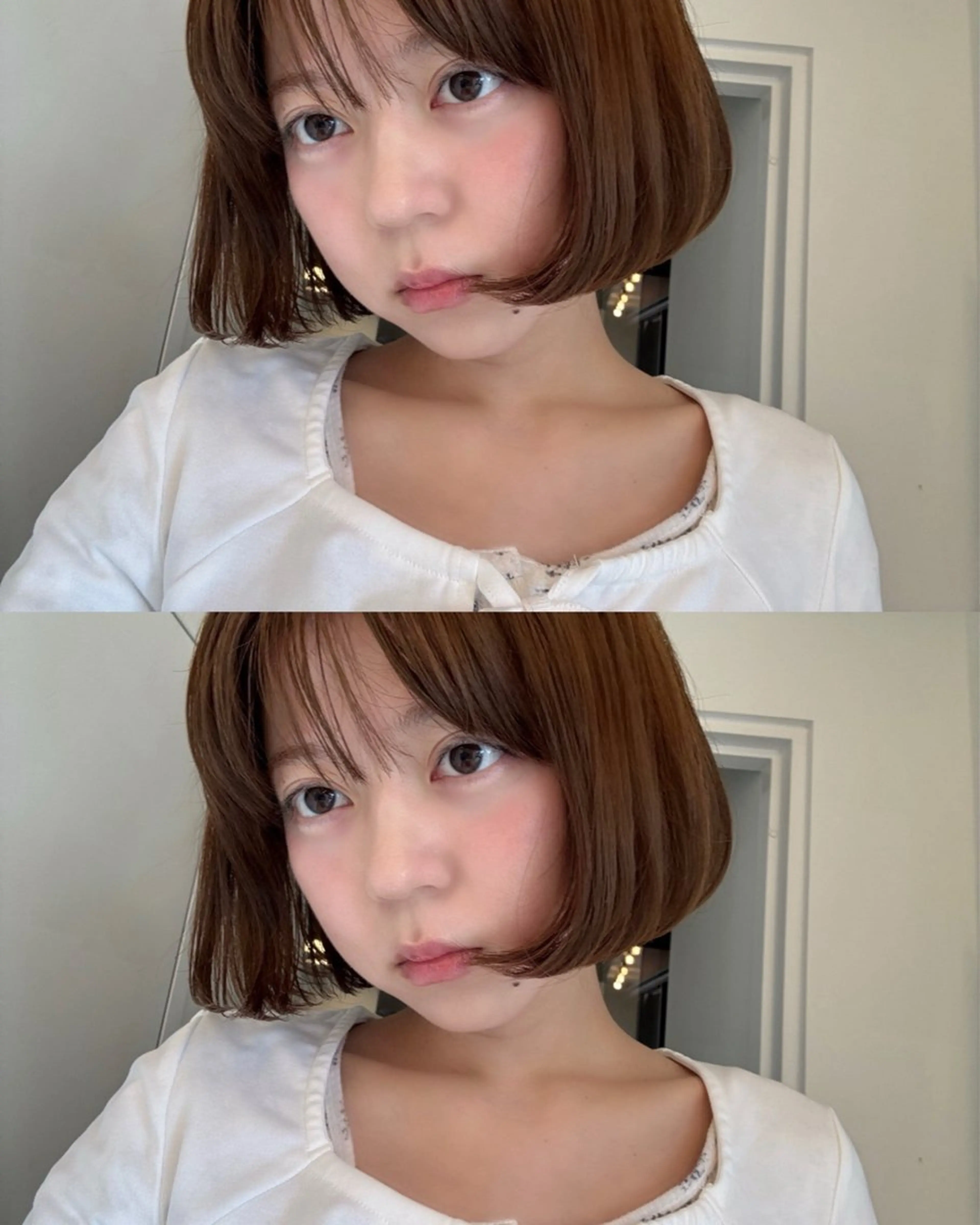 ショート カラー カット ヘアカラー riria/ボブ /ブラウンカラー🎀のヘアスタイル