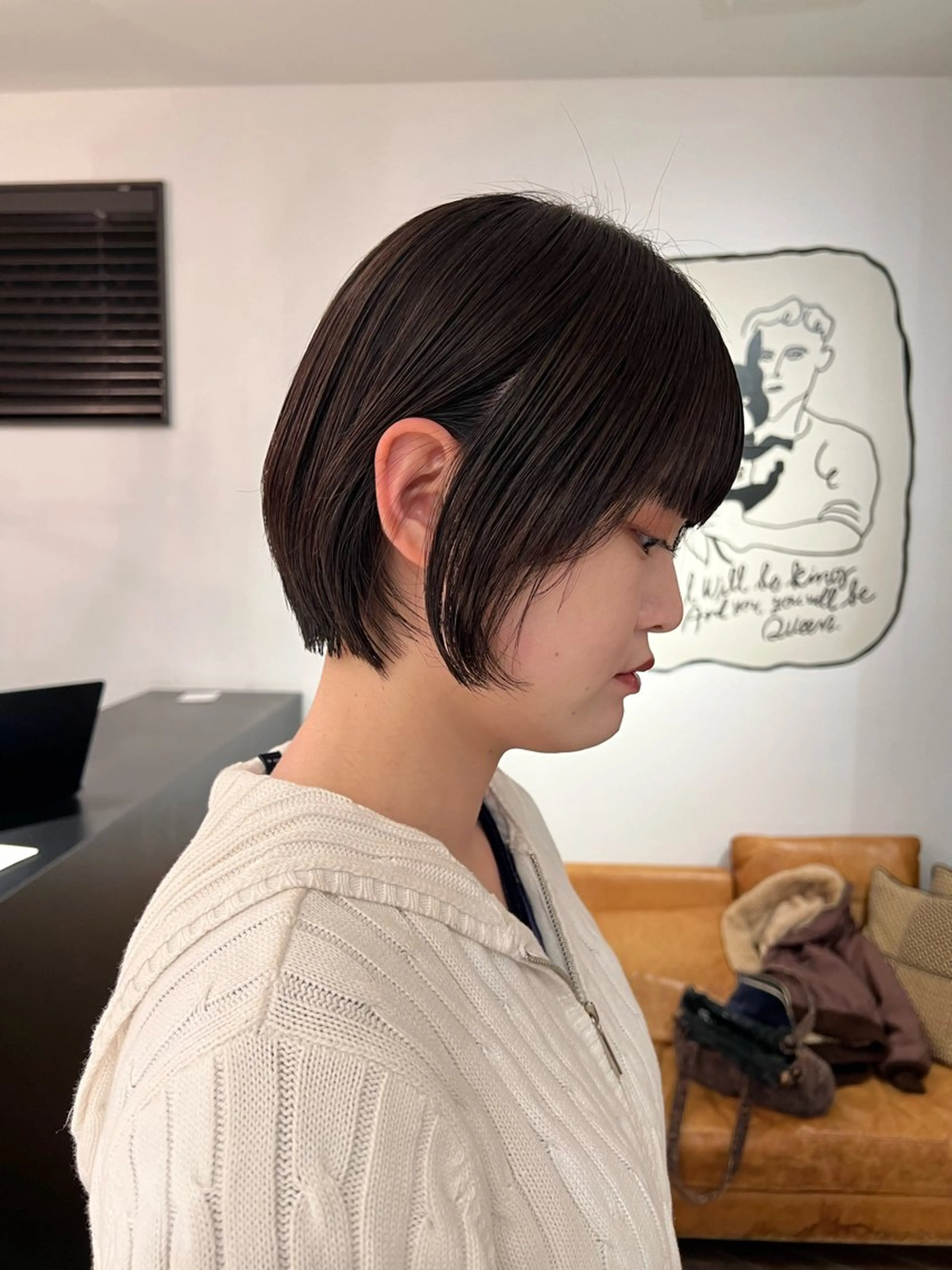 ショート デザインカット 加藤園のヘアスタイル