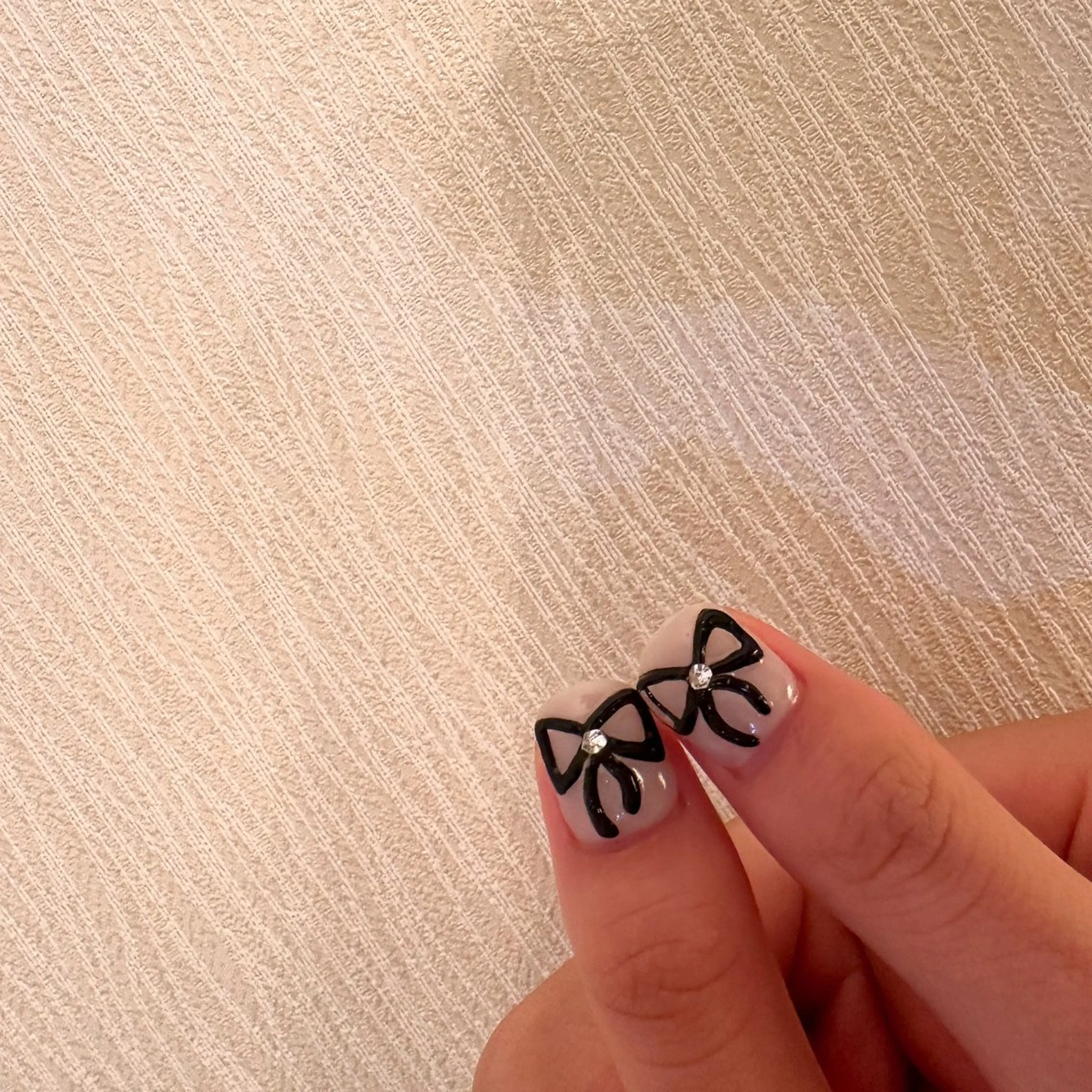 ネイル ぷっくりネイル リボン nail salon coco.のネイルデザイン
