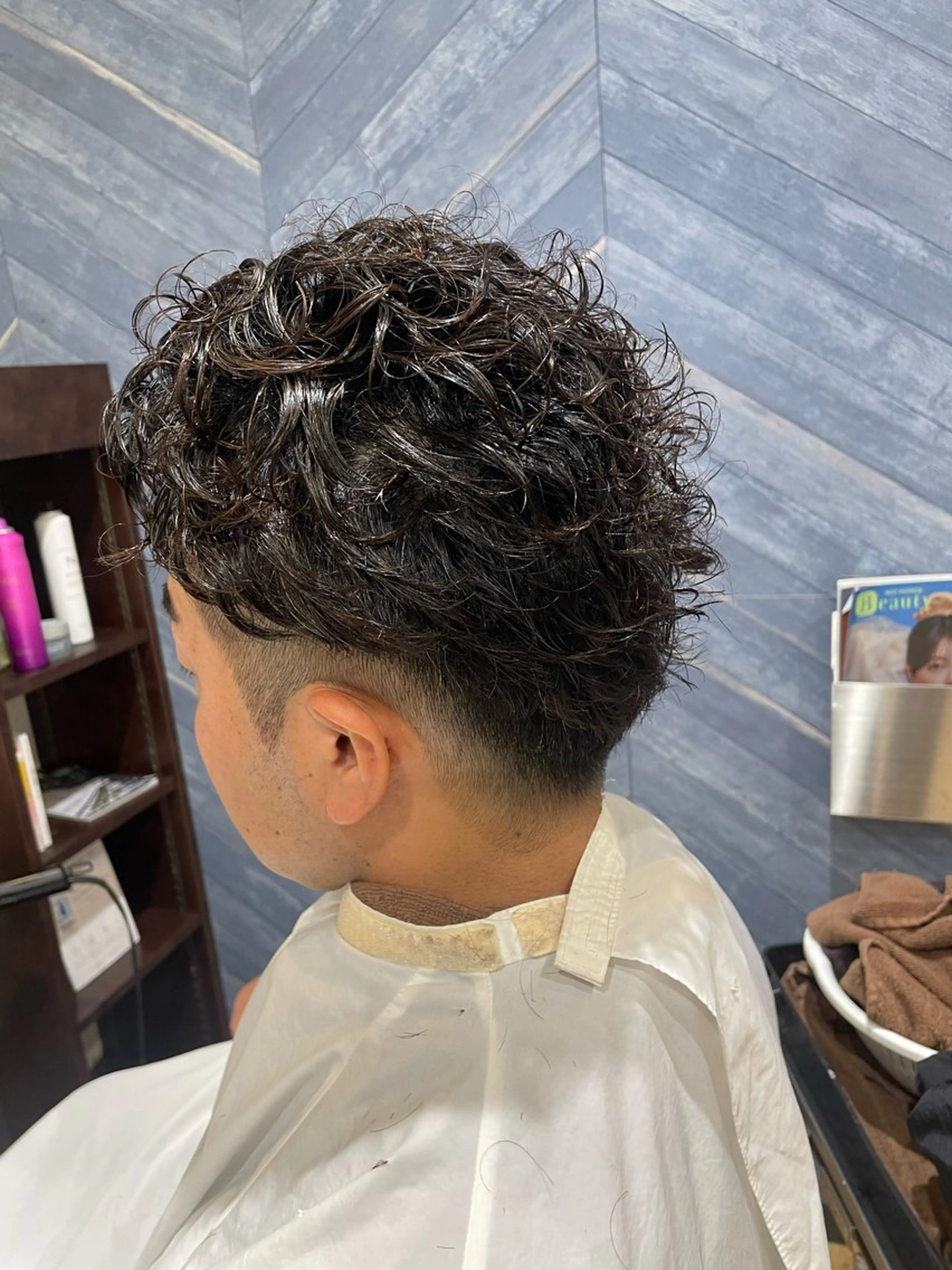 パーマ カット パーマ 中村 誠也のヘアスタイル