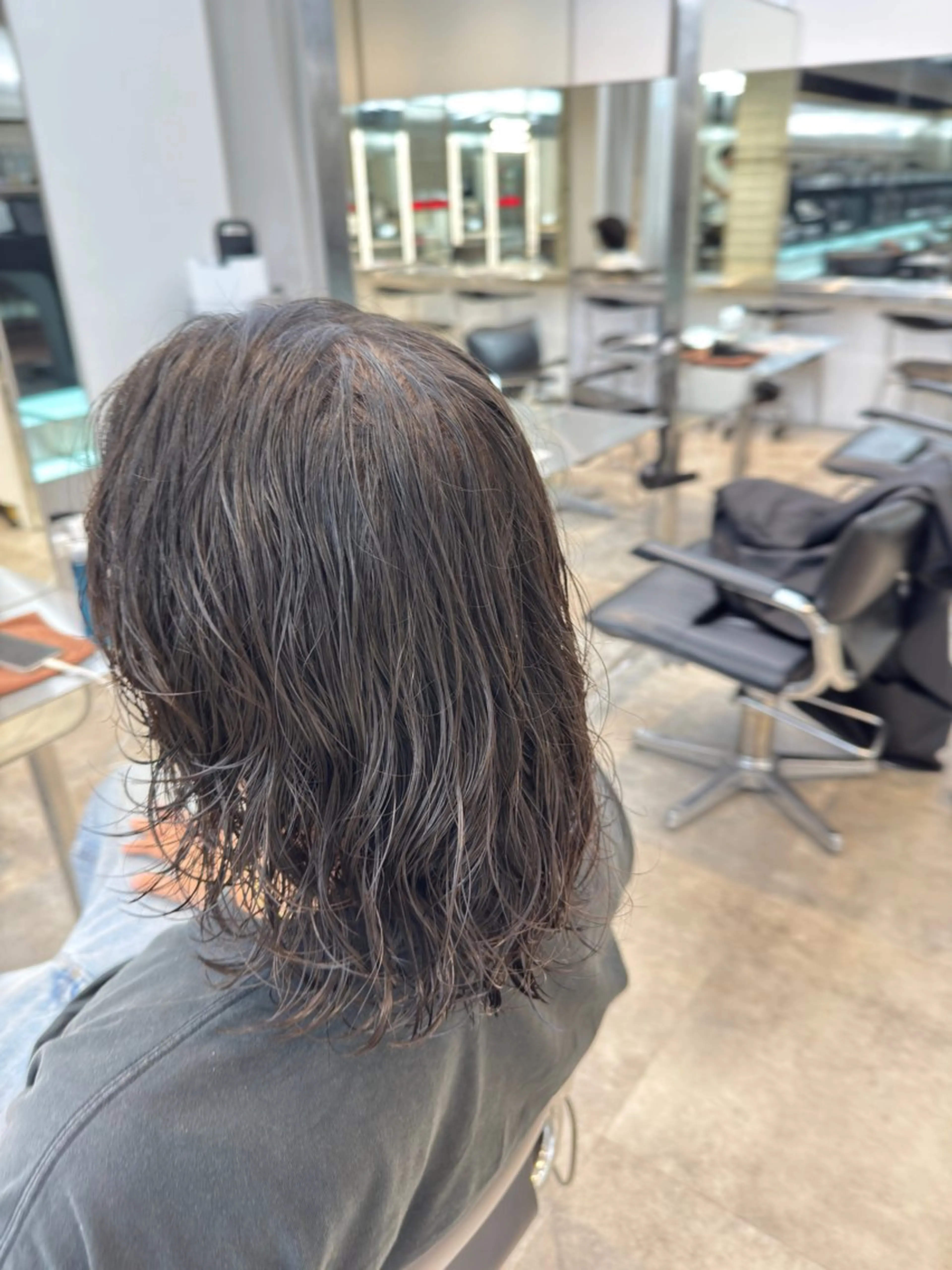 ミディアム パーマ カット パーマ fifth 児玉達哉 当日予約🙆のヘアスタイル