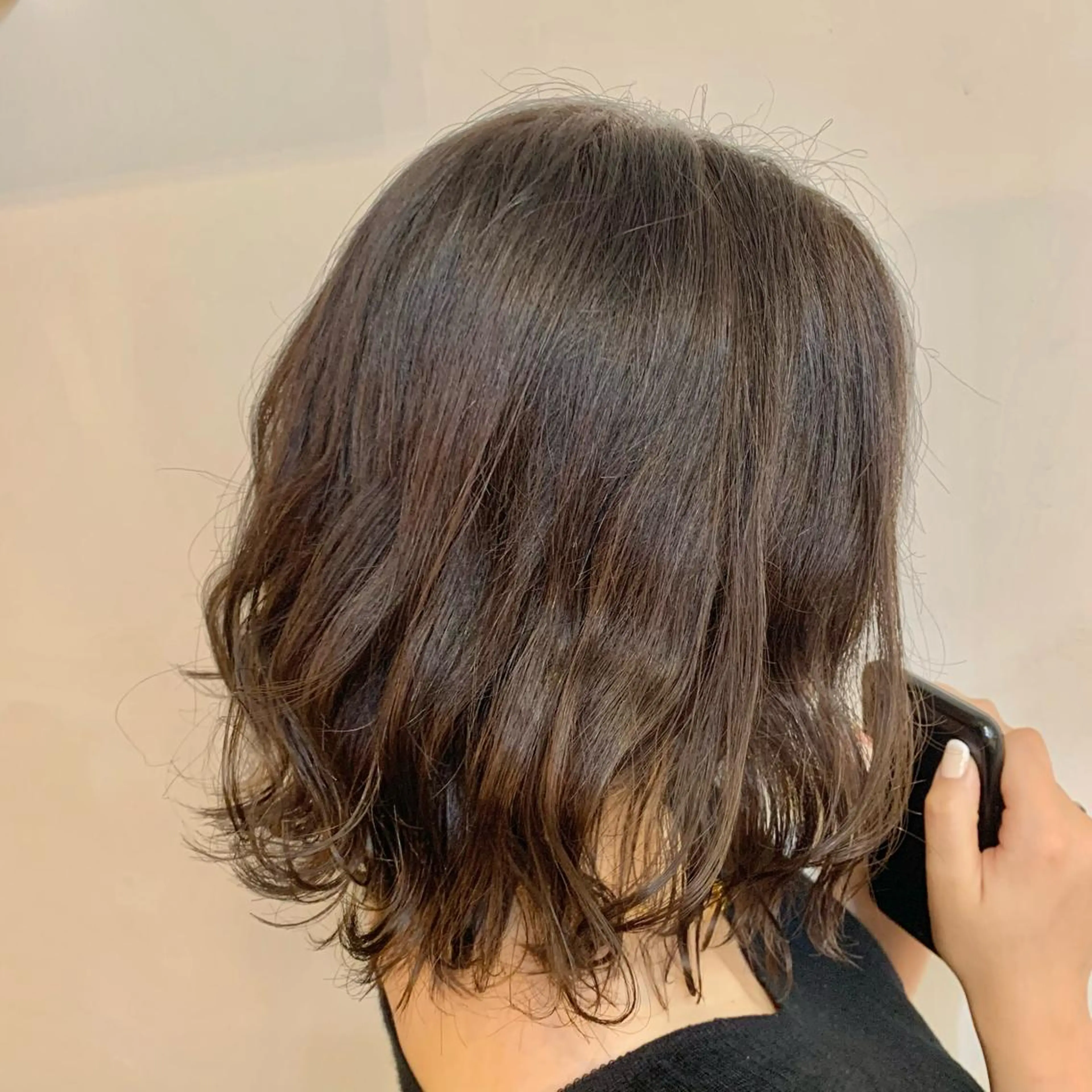 カラー ブリーチ ブラウンカラー ブリーチなしカラー ヘアカラー sanchasalon所属・麻生 菜々香のヘアスタイル