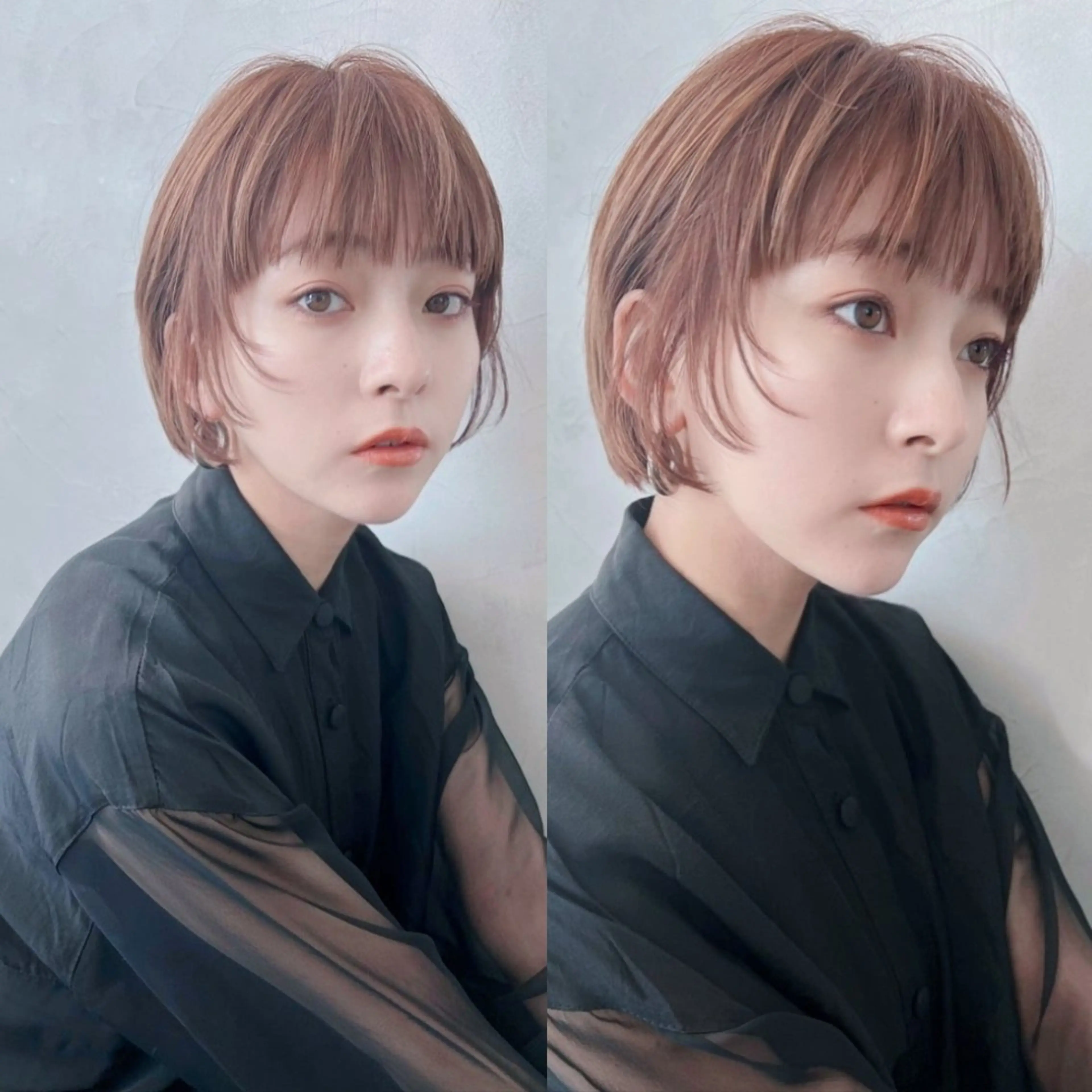 ショート 丸みショート ショートヘア カット ヘアカラー 宇都宮美容師🐕 永山昂のヘアスタイル