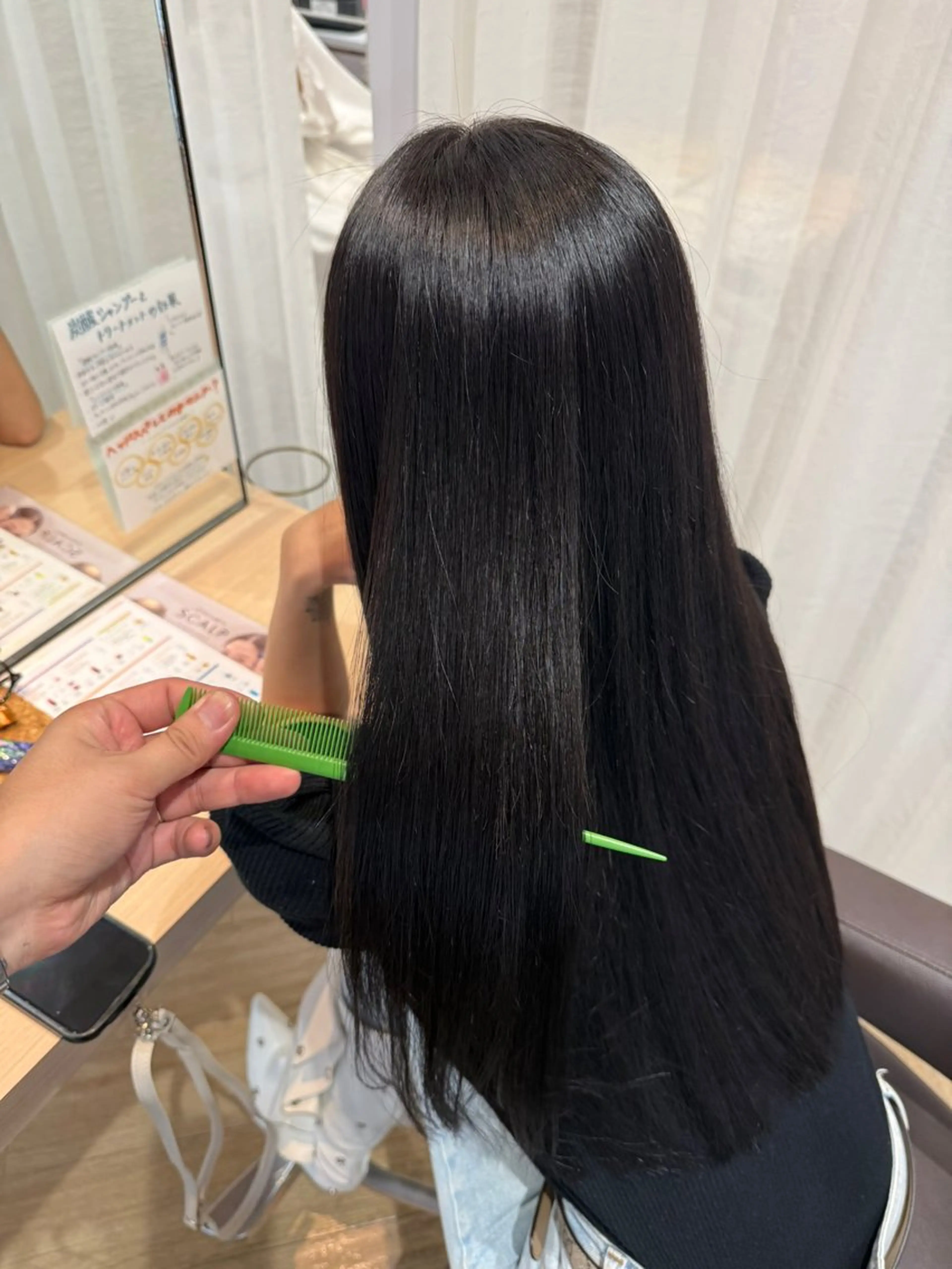 ロング カット 縮毛矯正 トリートメント AVANCE.なかもず店所属・【似合わせ】 藤原 拓徒のヘアスタイル