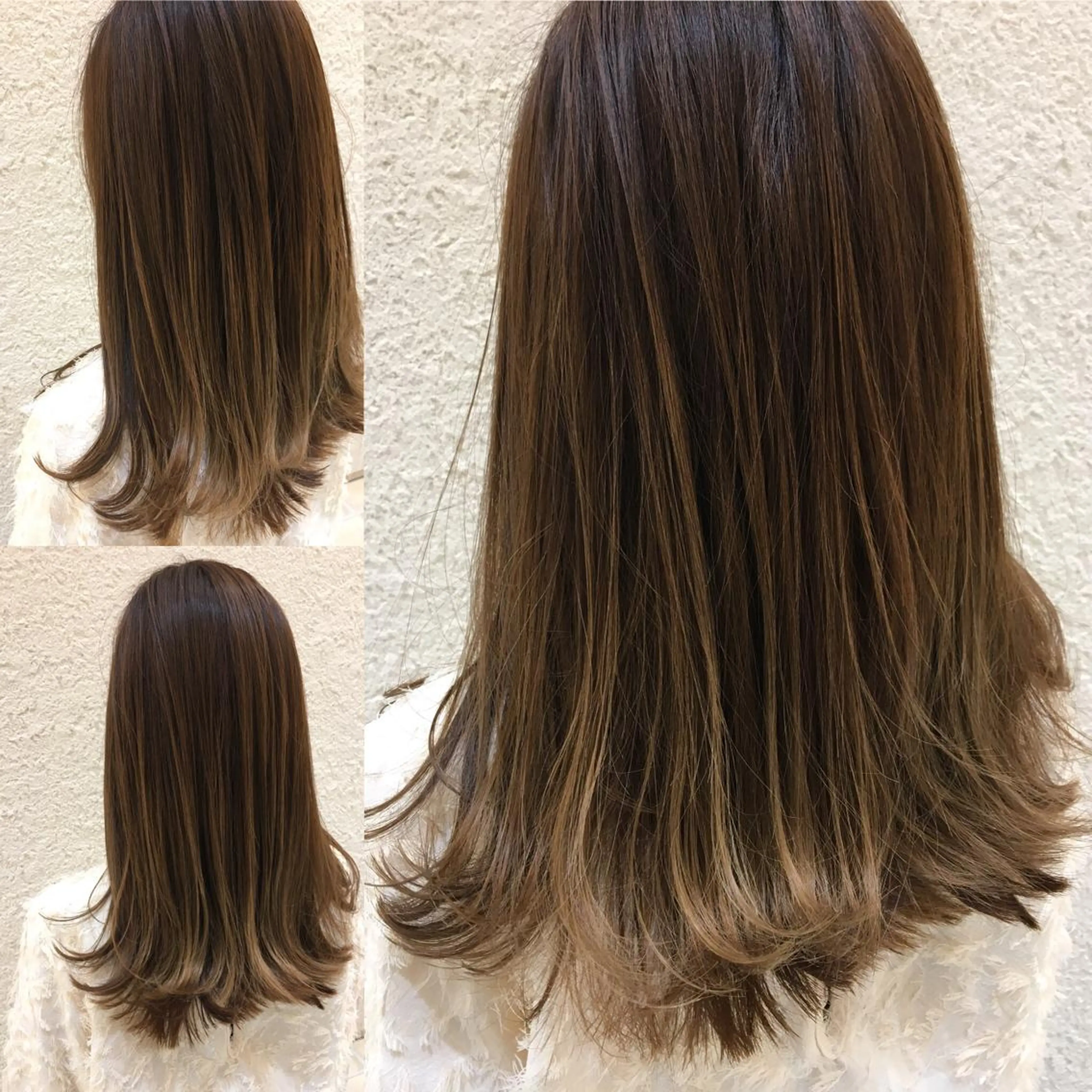 セミロング レイヤーカット 中村 侑弘のヘアスタイル