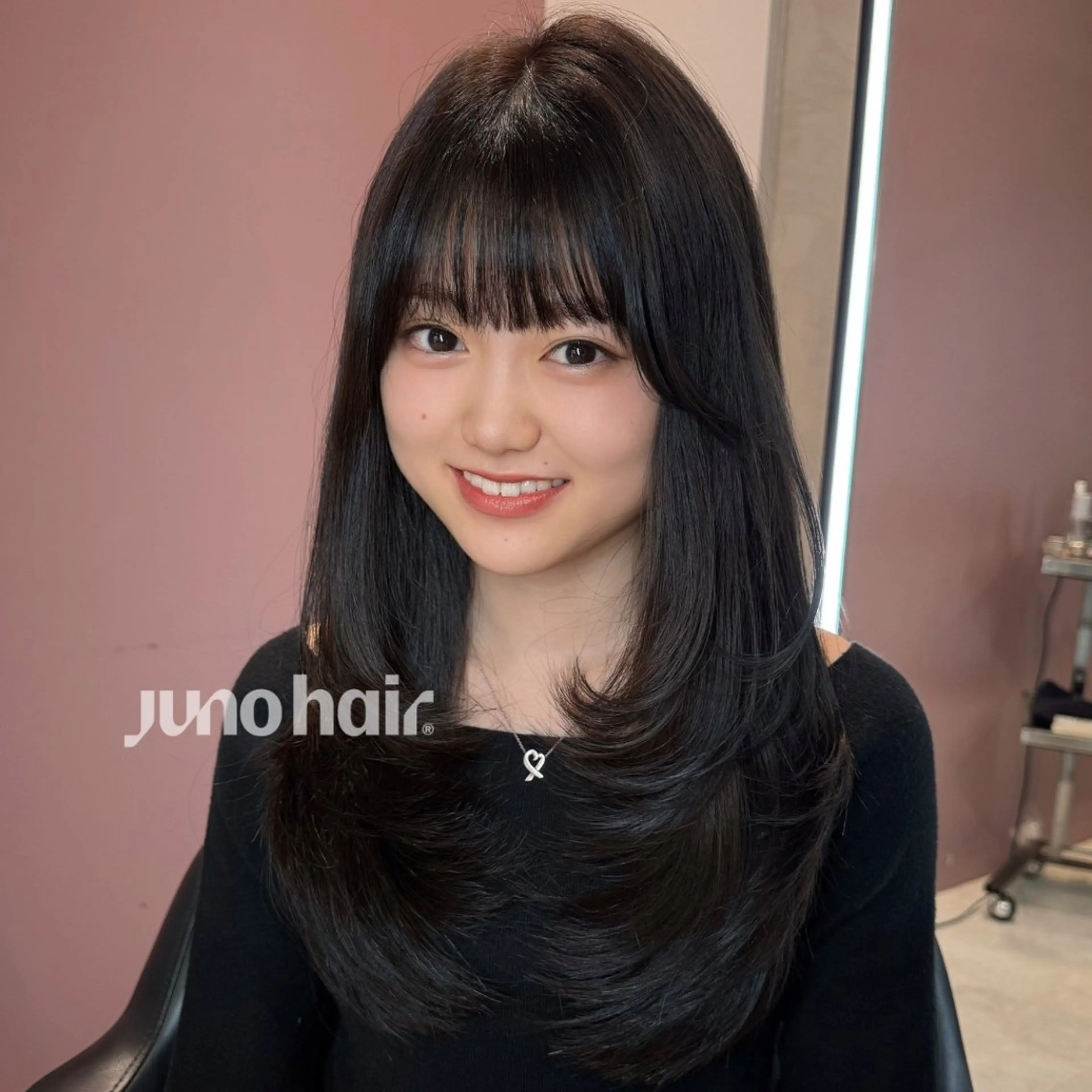 韓国レイヤーカット＋水光生ケラチントリートメント🫧の写真