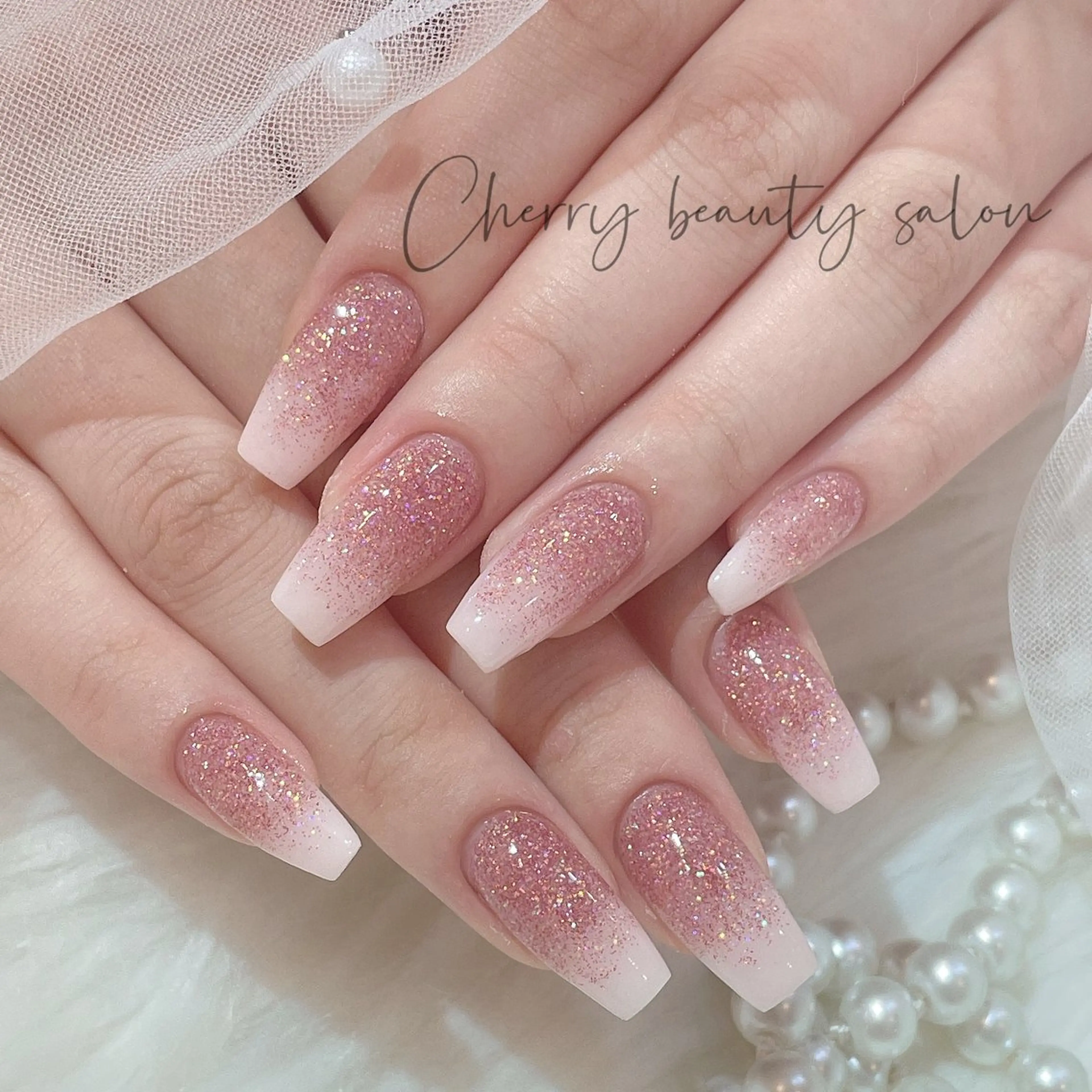 ネイル アートネイル フットネイル ジェルネイル キラキラネイル 韓国ネイル SAKURA 🍒のネイルデザイン