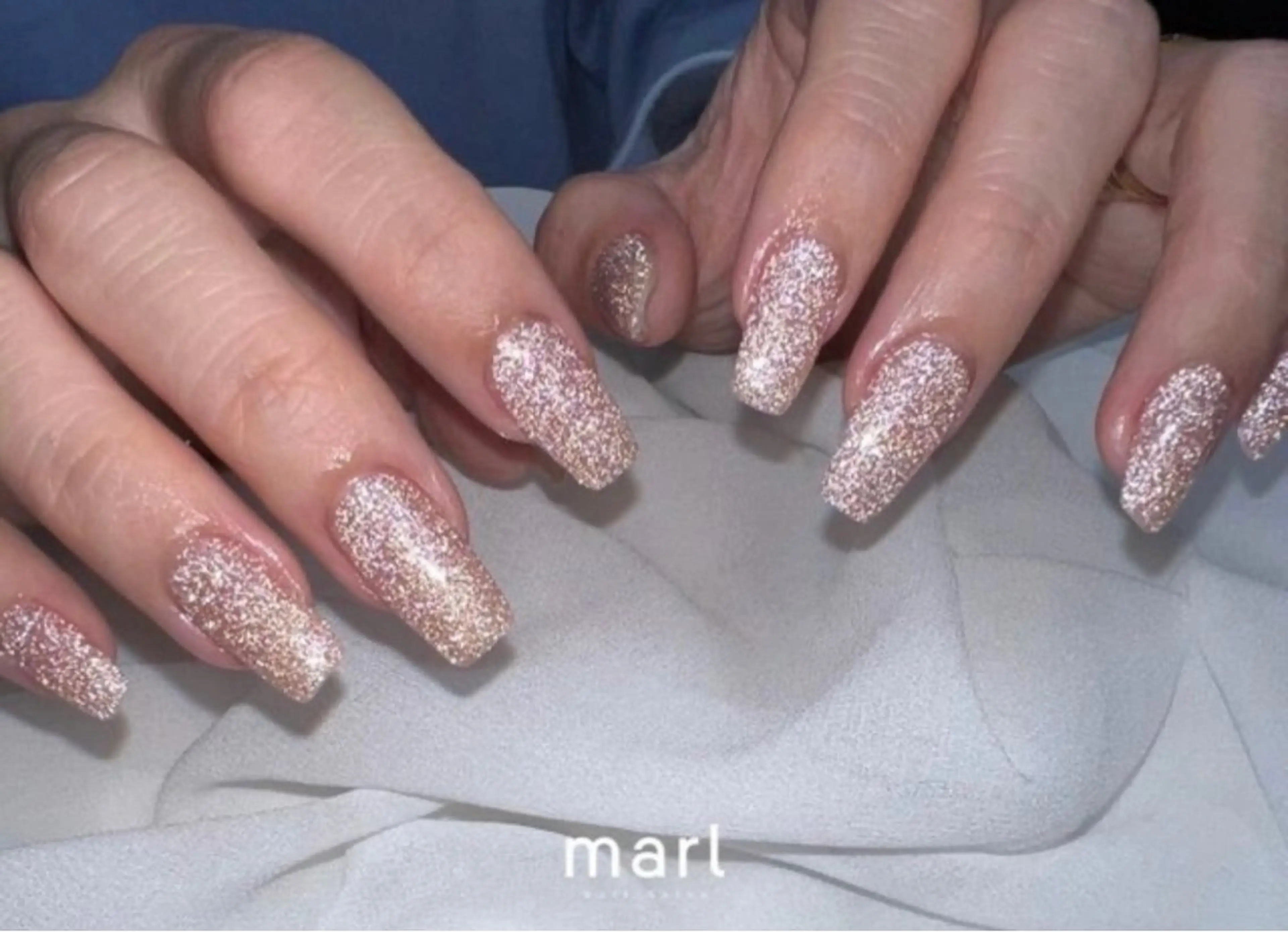 ロング カラー ハンドネイル marl -Msisnailsaon-西宮北口店【マール】所属・nailsalon marl yukiのネイルデザイン