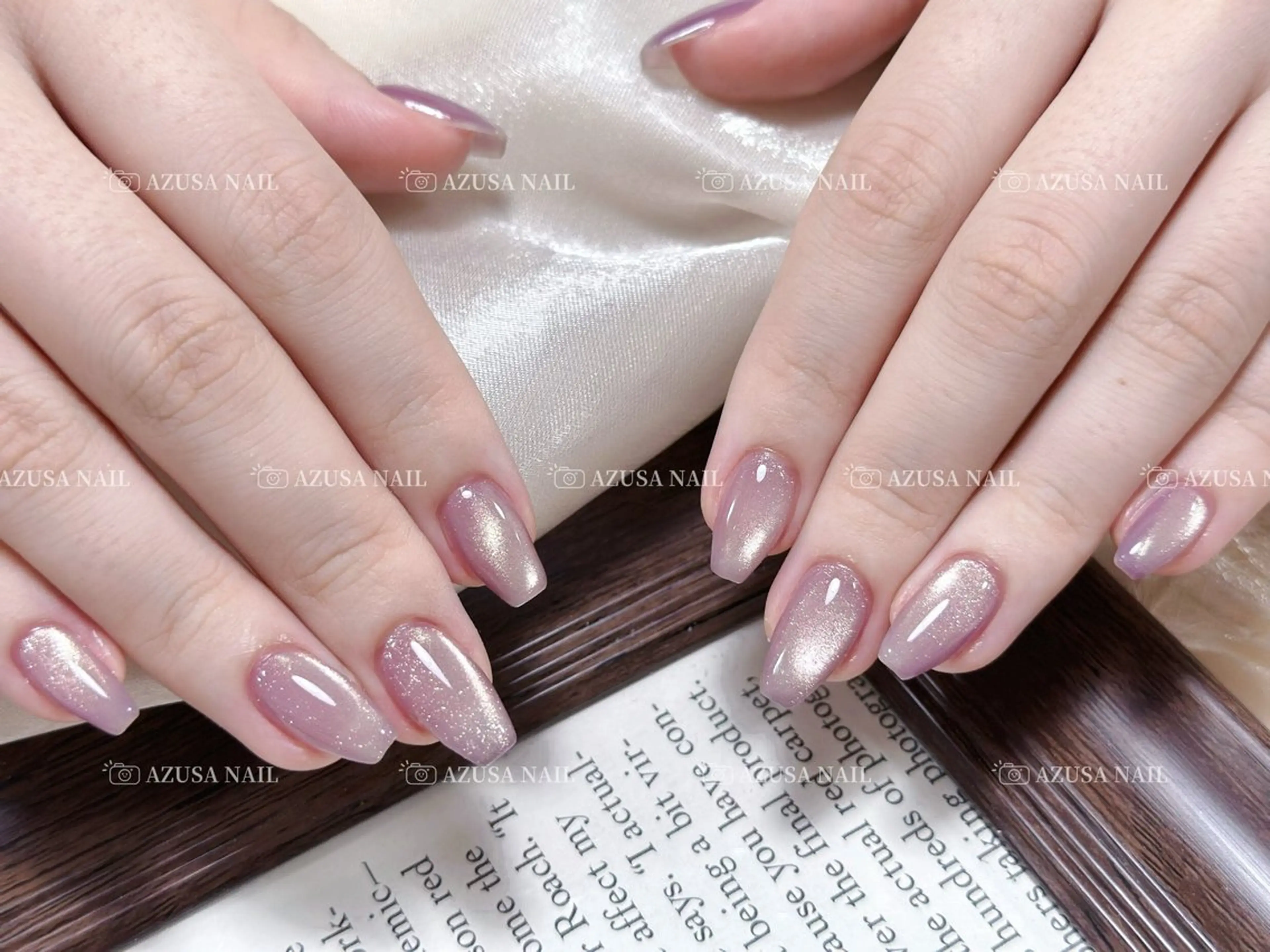 ネイル マグネットネイル オフィスネイル ワンホンネイル ハンドネイル 🧸自宅ネイル あずさのネイルデザイン