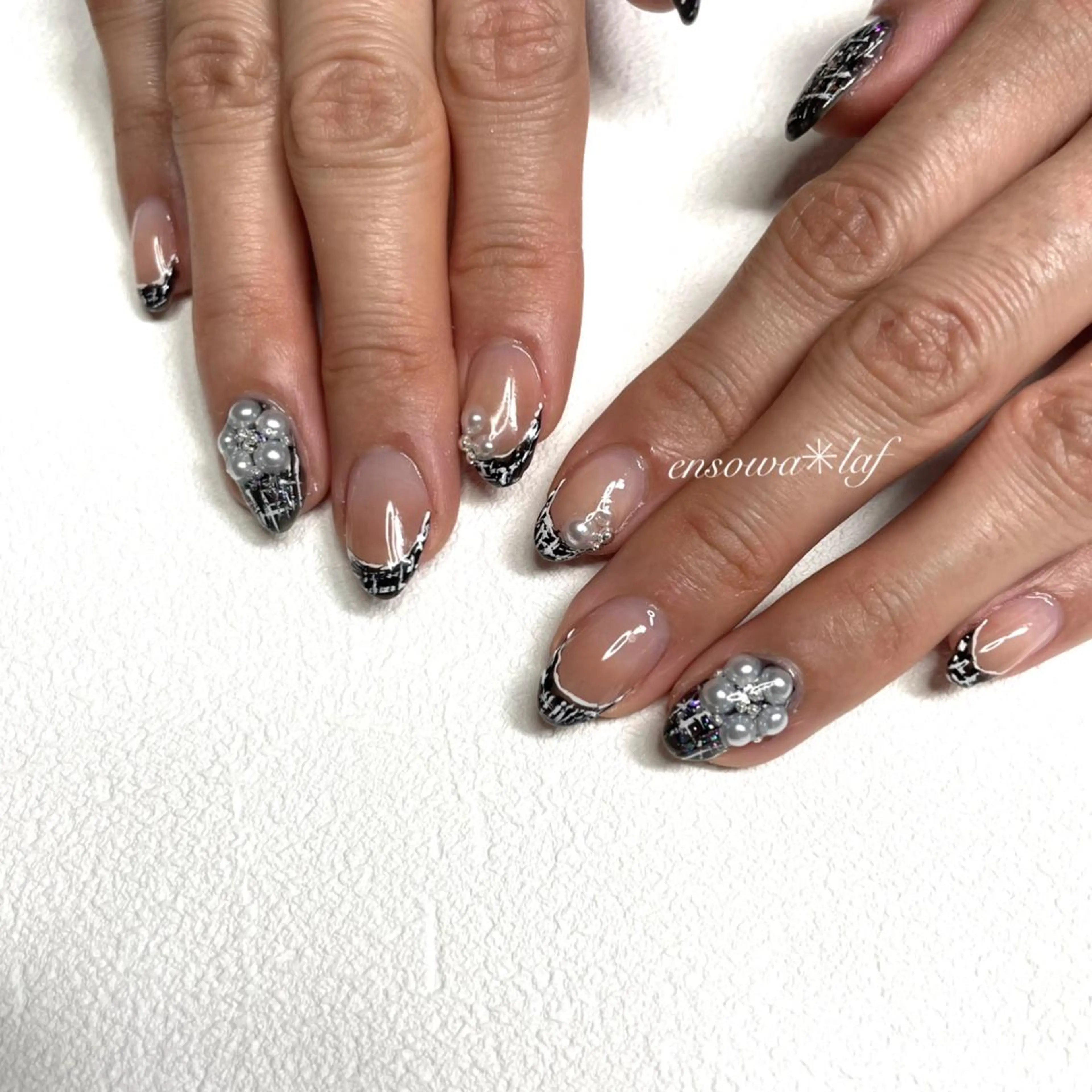 ネイル アートネイル ジェルネイル メンズネイル ニュアンスネイル ワンカラーネイル ensowa✱laf NAILのネイルデザイン