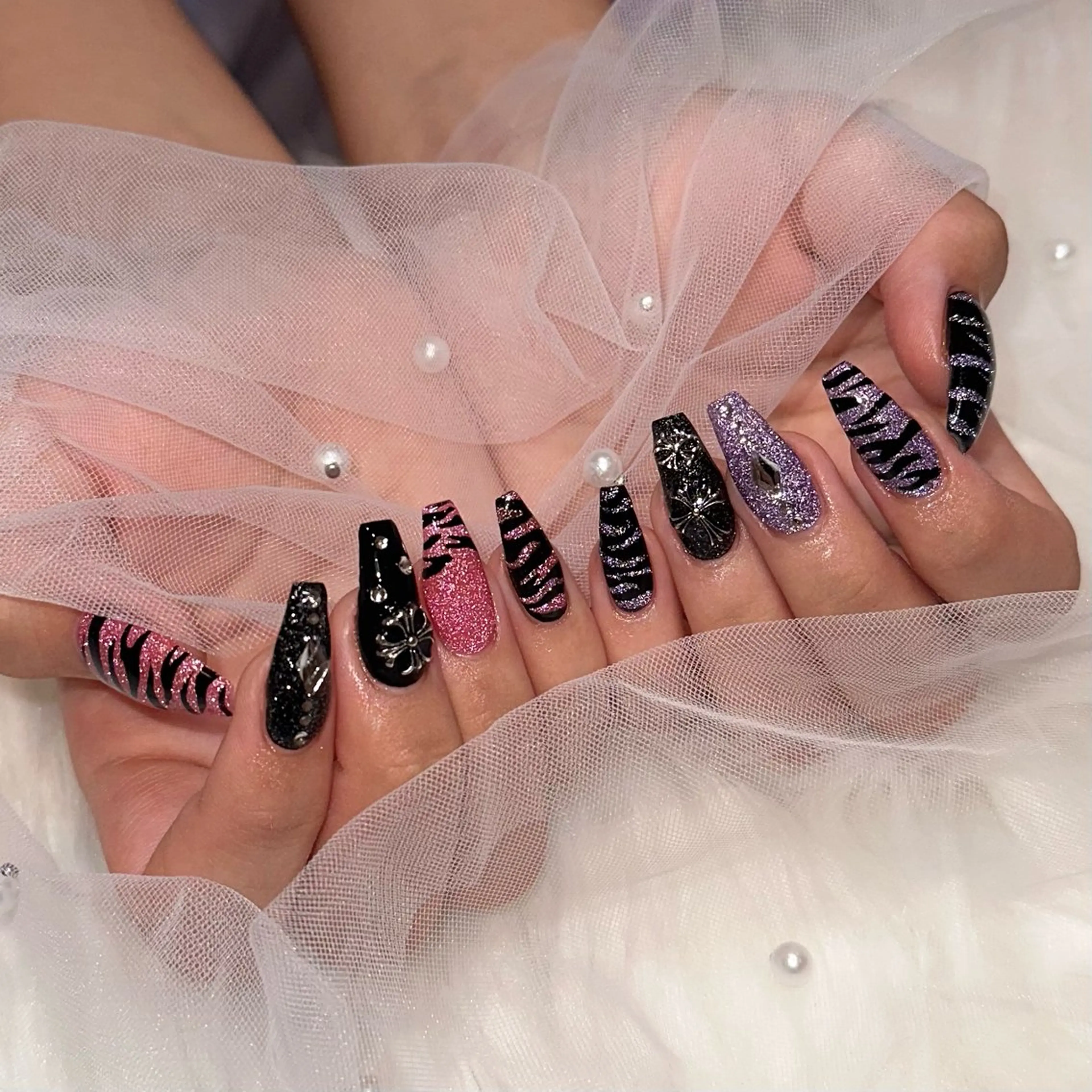 ネイル ハンドネイル She nail studio 原宿店所属・いいだえみ ୨୧ᵕ̤ᴗᵕ̤)のネイルデザイン