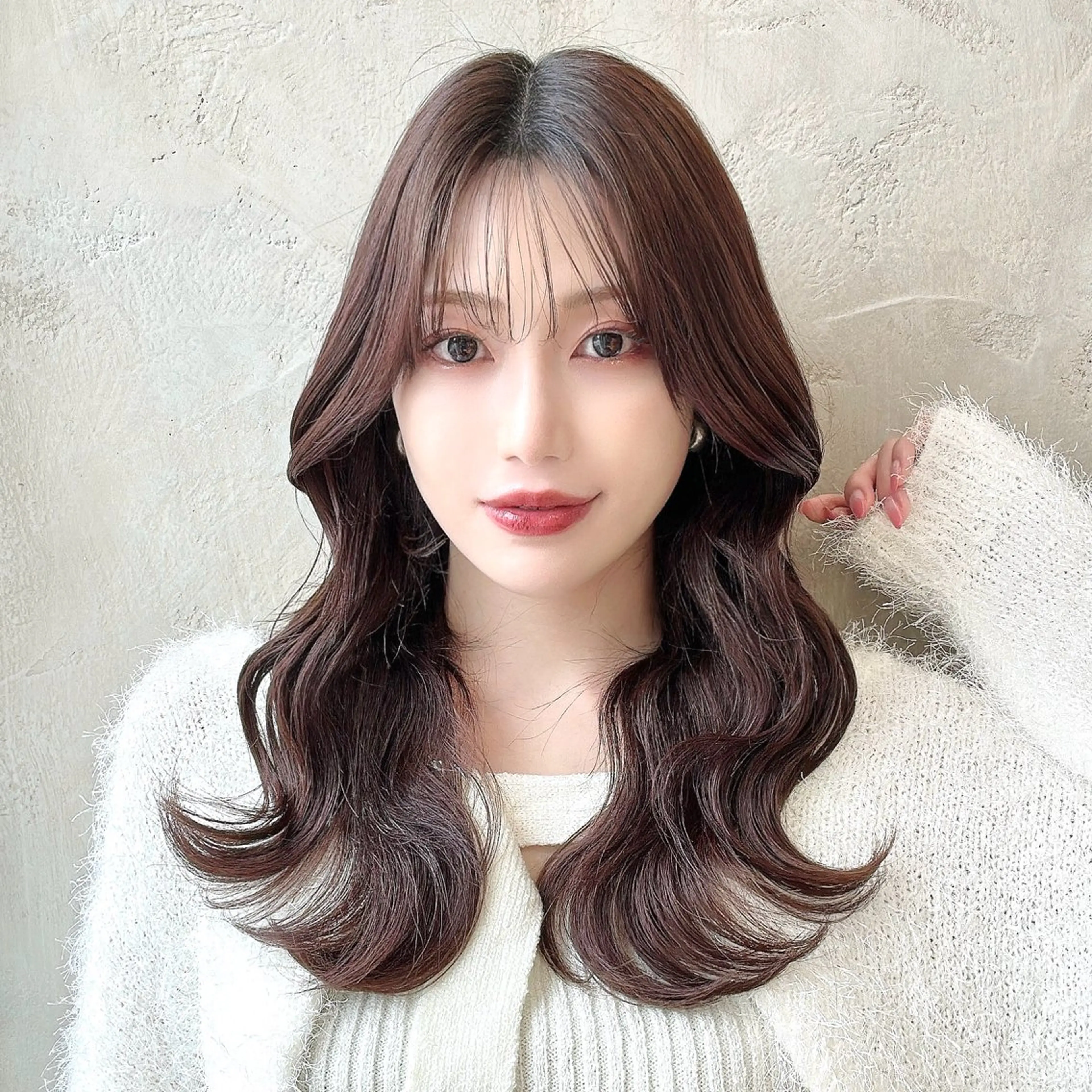 セミロング カラー ベージュカラー 透明感カラー くびれヘア 顔周りカット ハイレイヤー カット ヘアカラー トリートメント 💫レイヤーカット 💫木原佑璃香のヘアスタイル