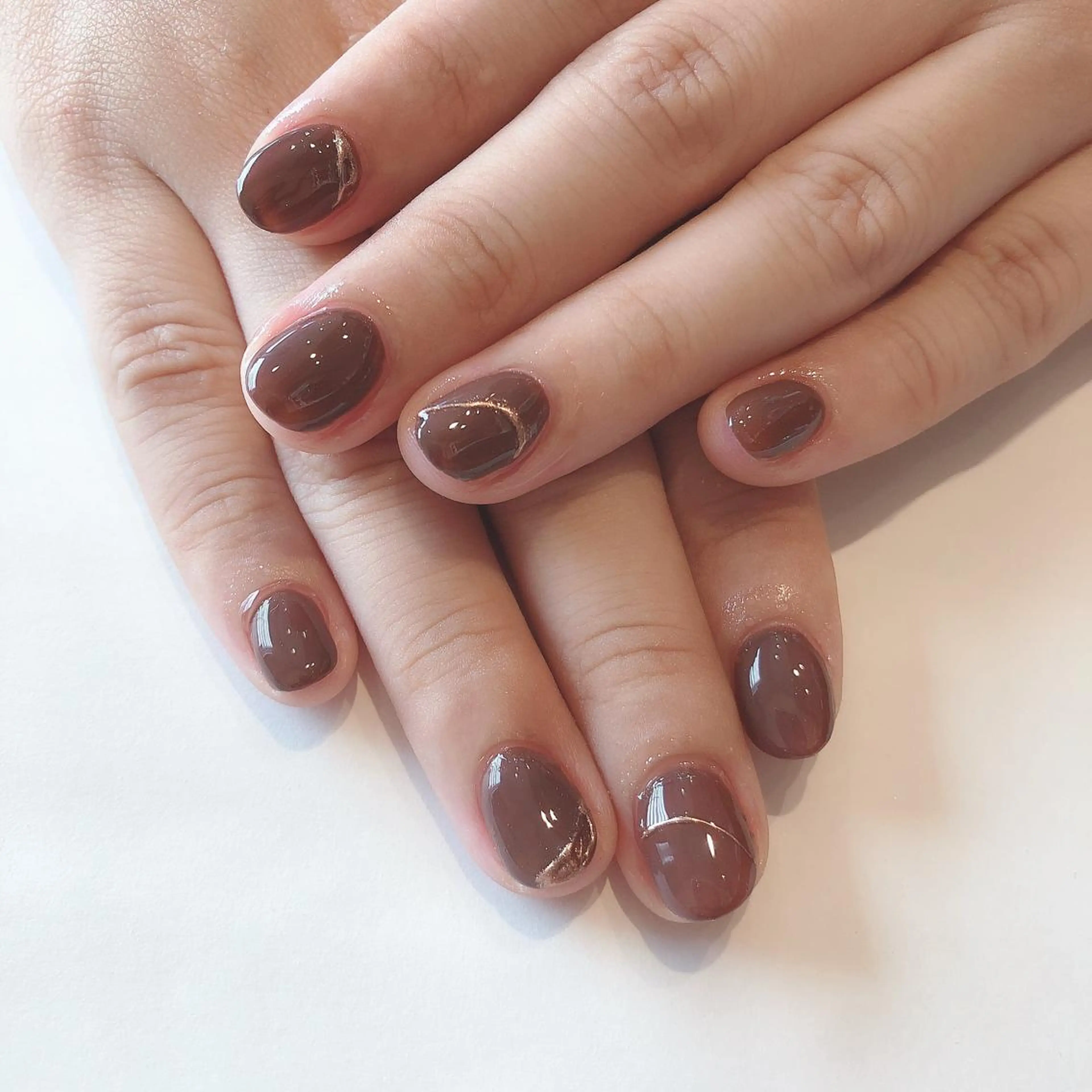 ネイル アートネイル ラメ(グリッター) ミラーネイル 桜 成美のエステ・リラクイメージ