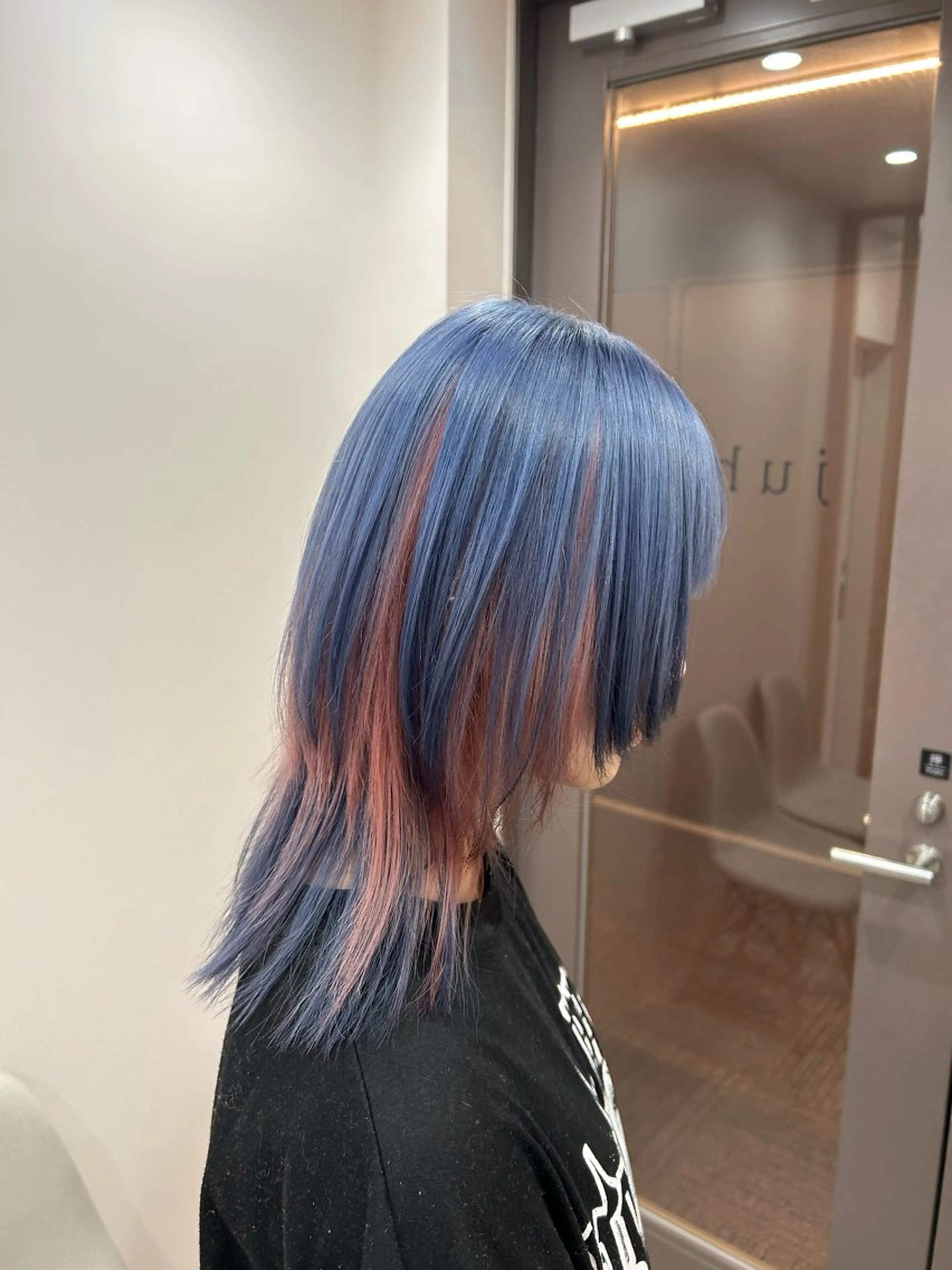 ミディアム カラー ブリーチ ヘアカラー トリートメント 透明感/ダブルカラー /🌸ERI🌸のヘアスタイル